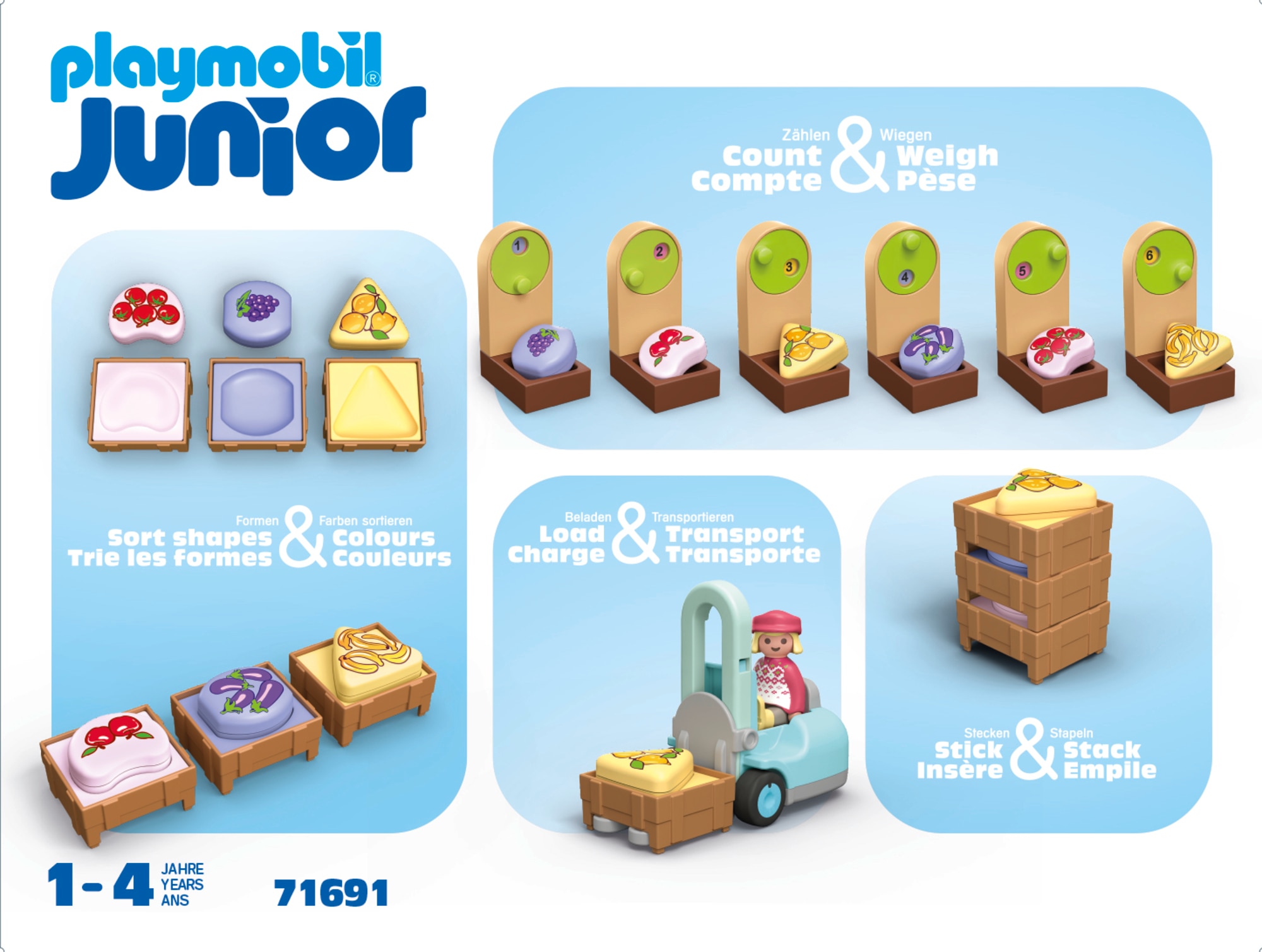 JUNIOR: suporte ecológico e empilhador Playmobil 5