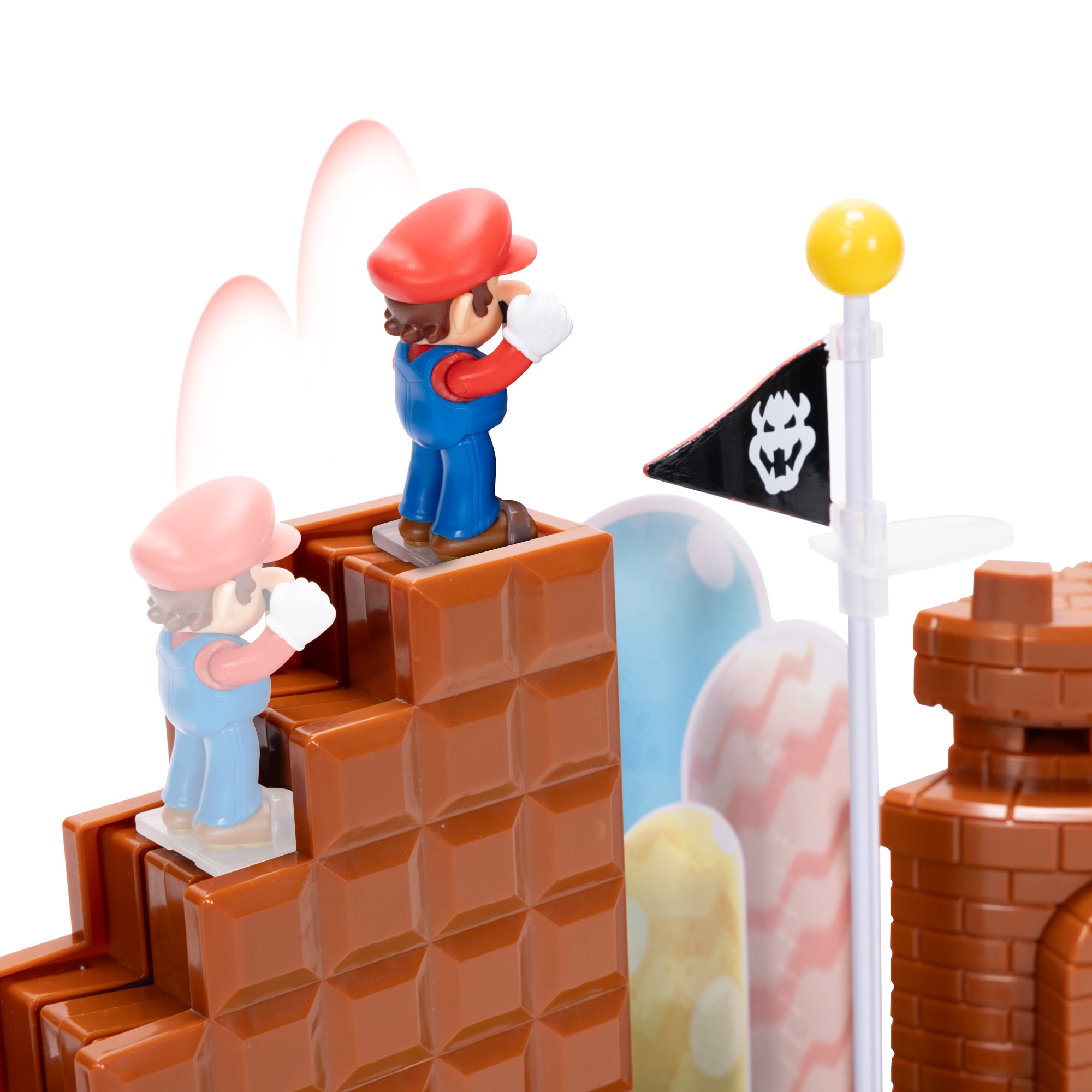 Playset Nivel Final con Figura Super Mario 6 cm Jakks Pacific 4