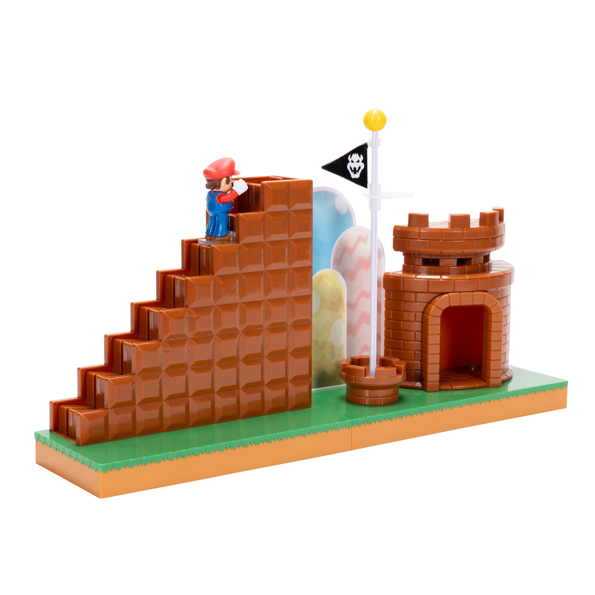 Playset Nivel Final con Figura Super Mario 6 cm Jakks Pacific 5