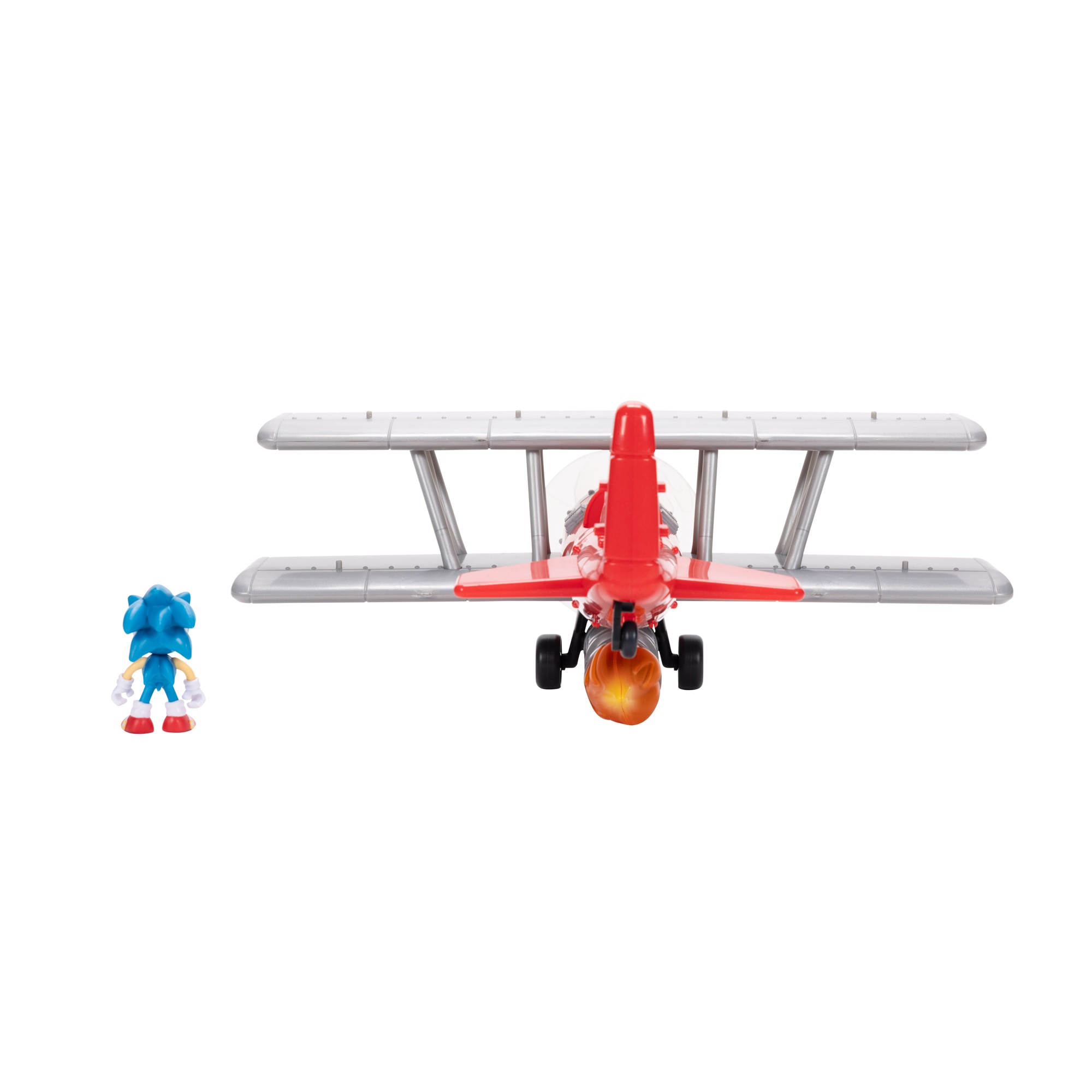 Avioneta Tornado Biplano con Funciones con Figura 6 cm Sonic Jakks Pacific 4