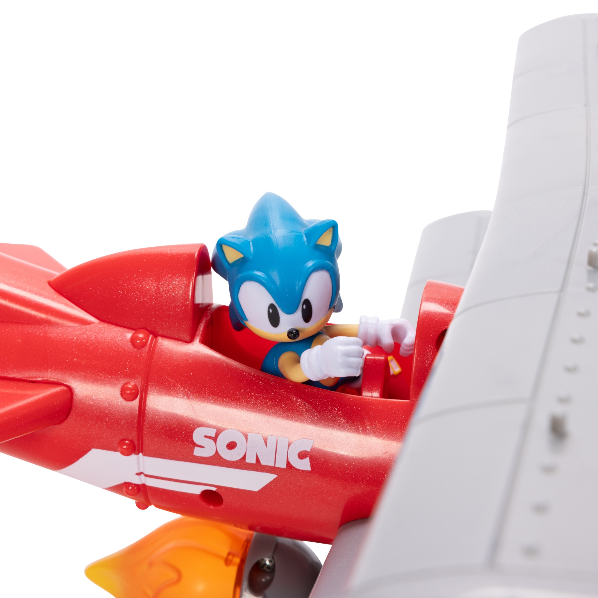 Avioneta Tornado Biplano con Funciones con Figura 6 cm Sonic Jakks Pacific 7