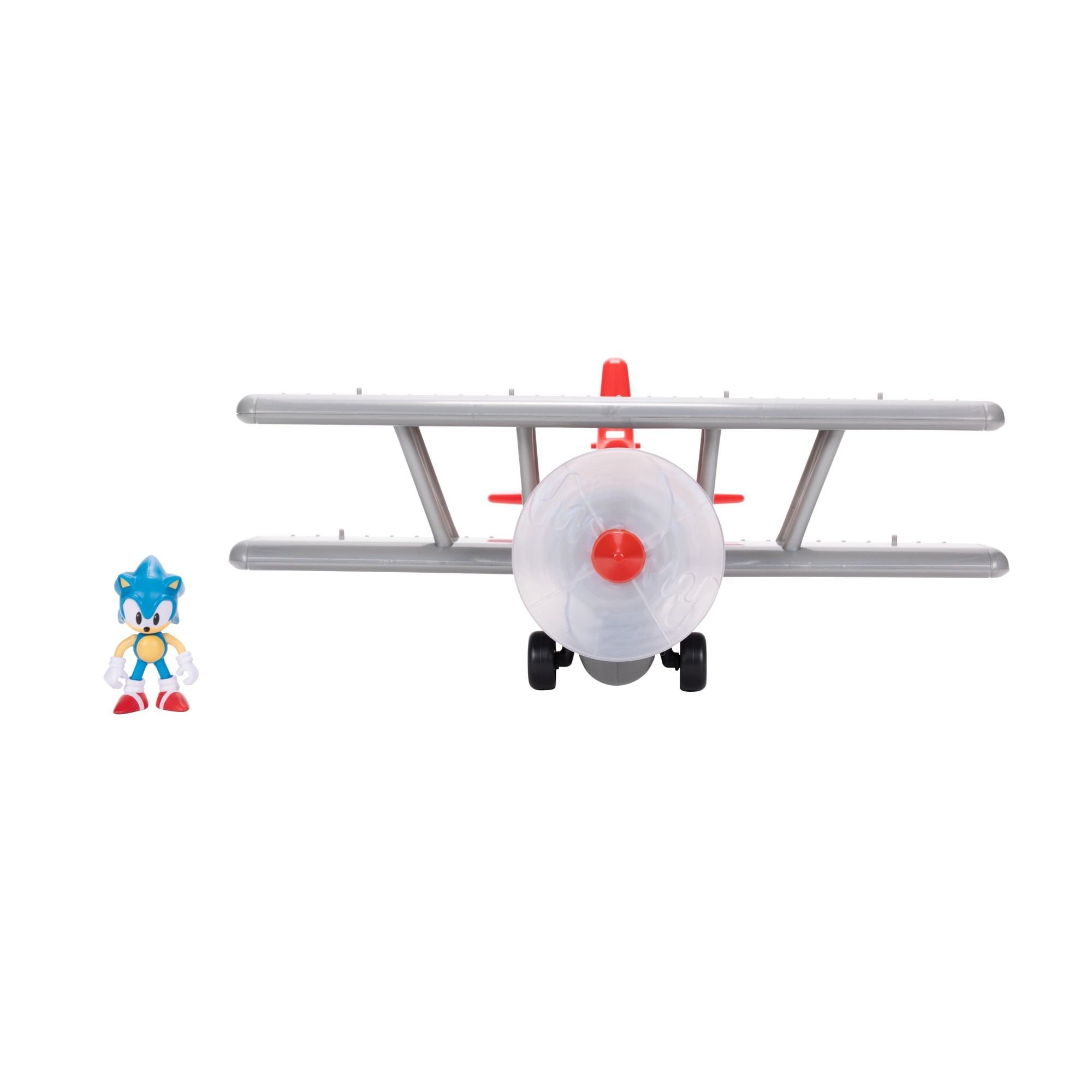 Avioneta Tornado Biplano con Funciones con Figura 6 cm Sonic Jakks Pacific 8