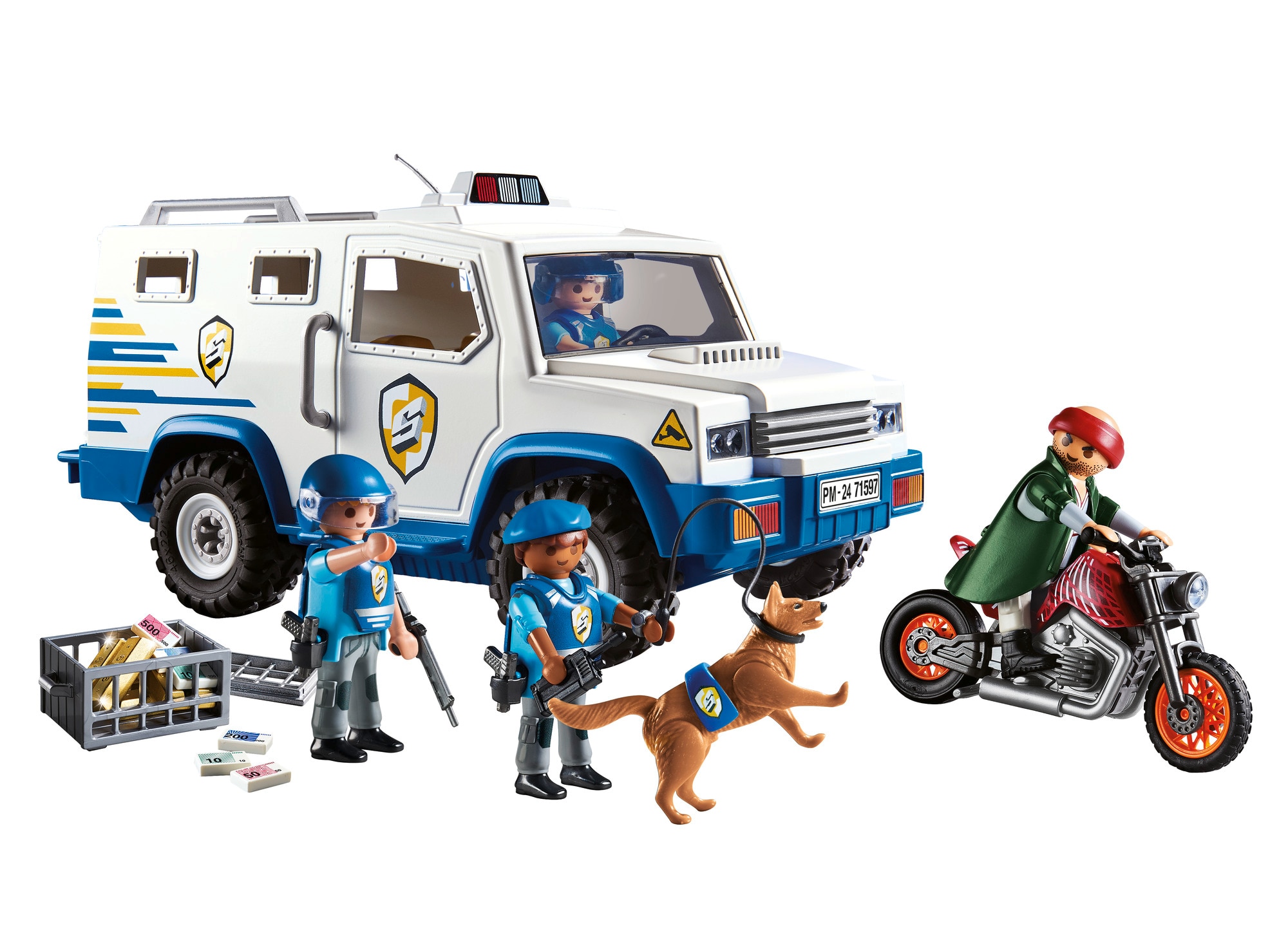 Transporte dinero policía Playmobil Action Heroes 4