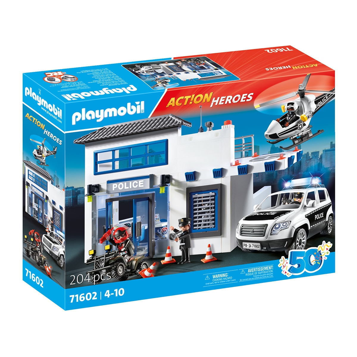 Mega set policía Playmobil Action Heroes 1