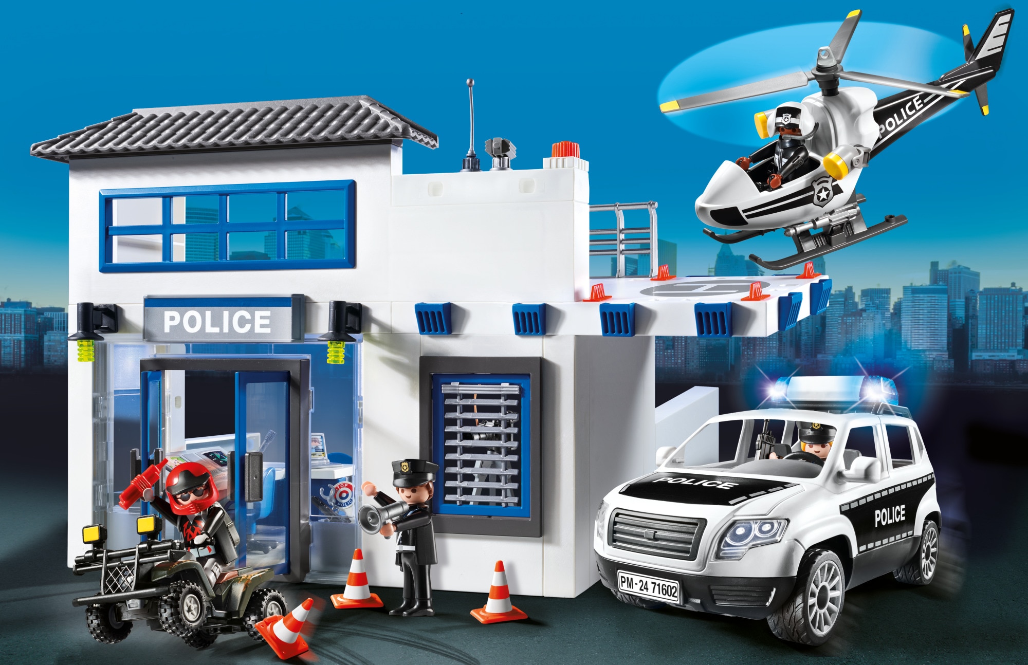 Mega set policía Playmobil Action Heroes 2