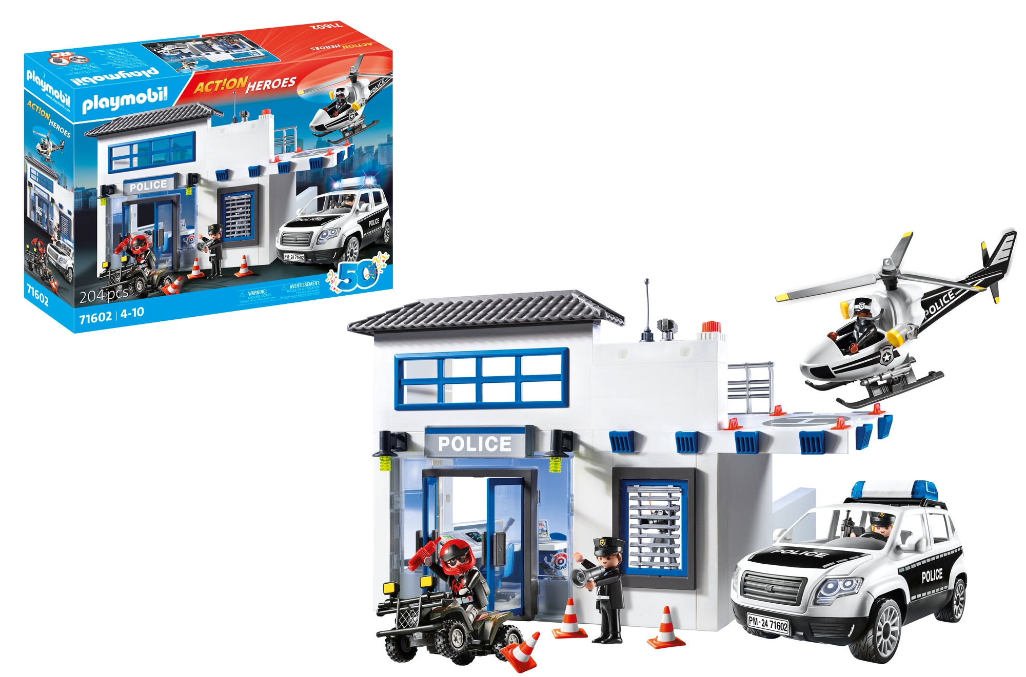Mega set policía Playmobil Action Heroes 3