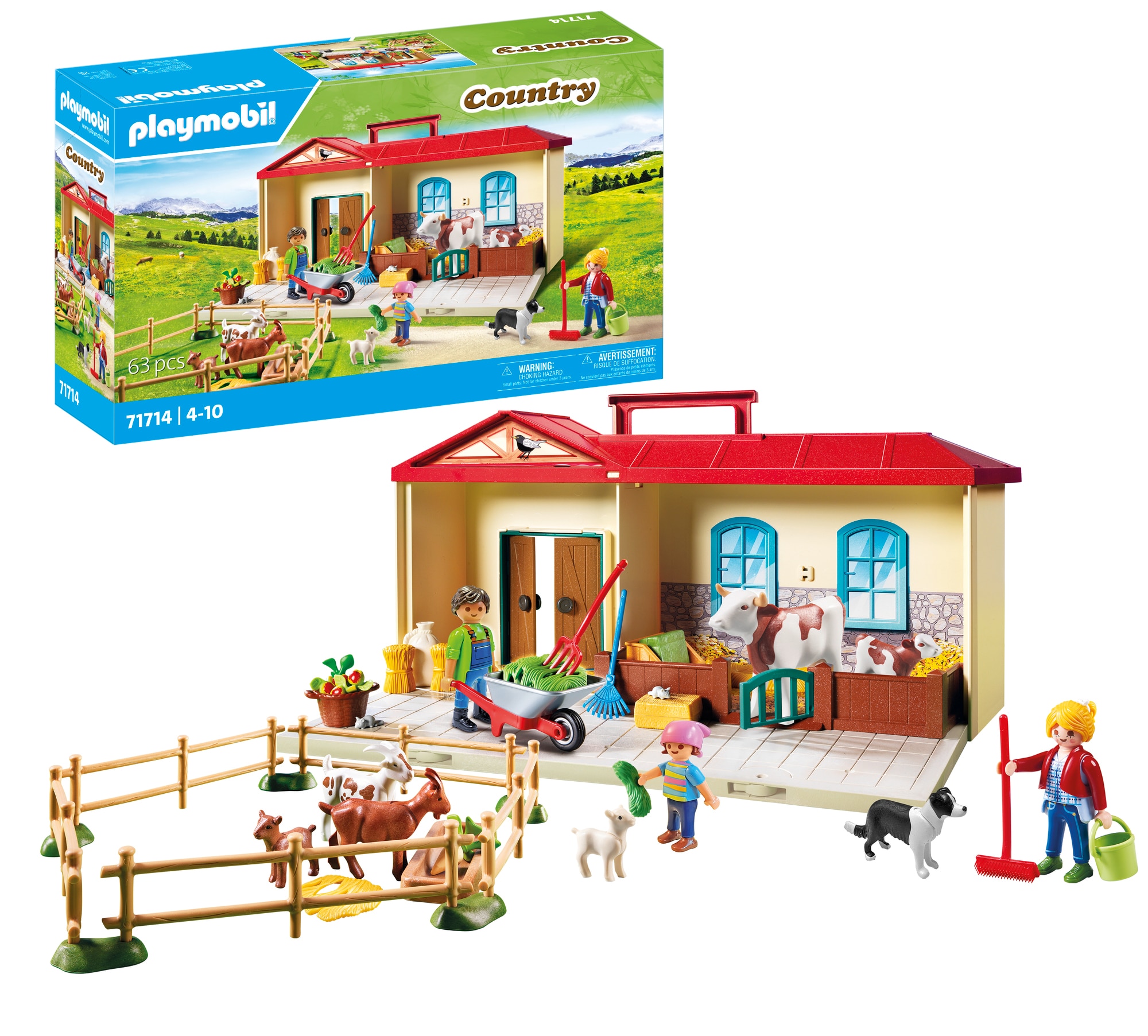Granja maletín Playmobil Country 3
