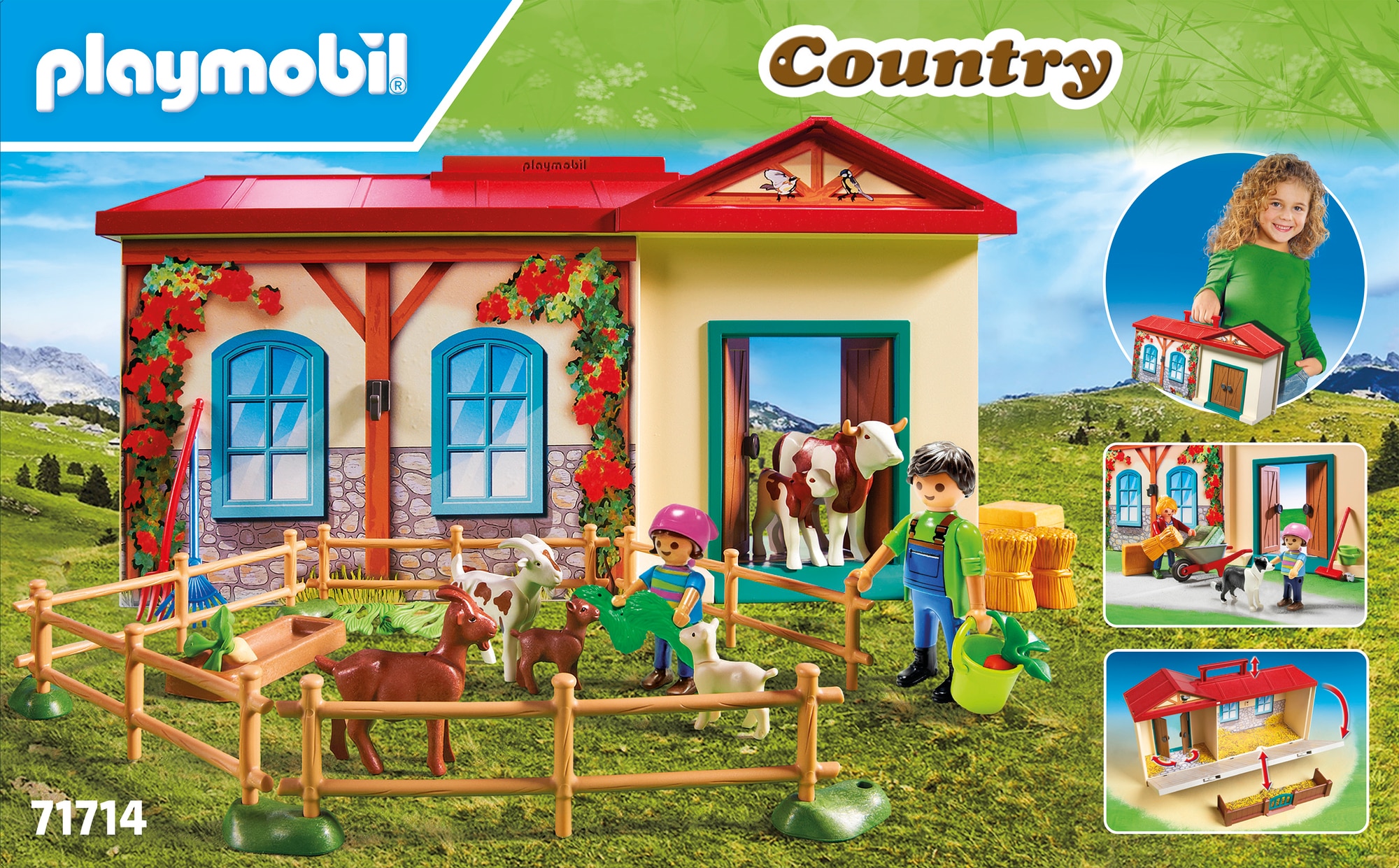 Granja maletín Playmobil Country 5