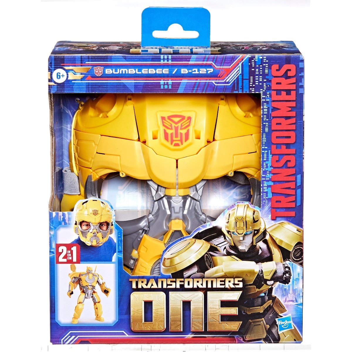 Máscara y Figura Bumblebee B-127 Transformers One Hasbro 3