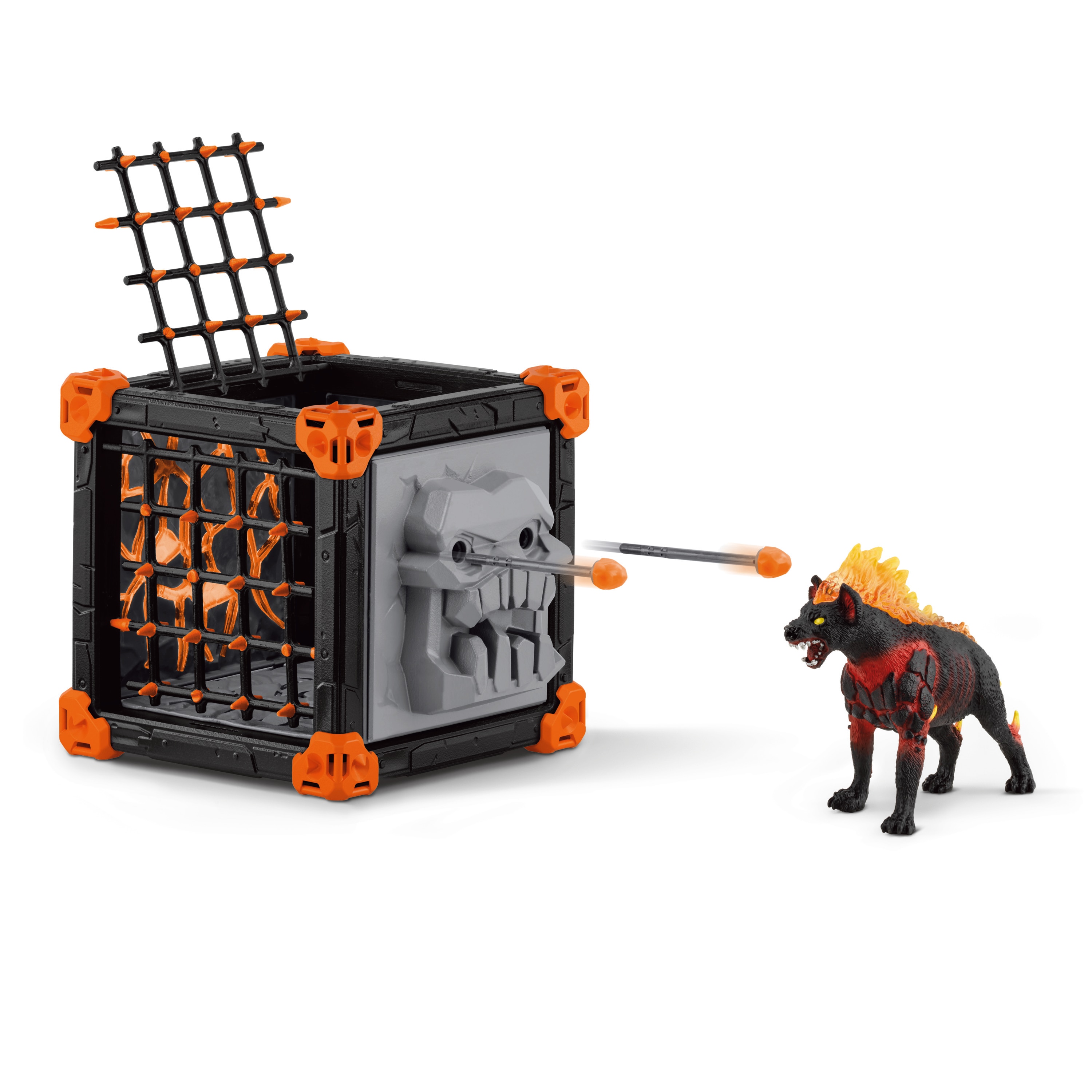 Playset BattleCave Hiena de lava Schleich 6