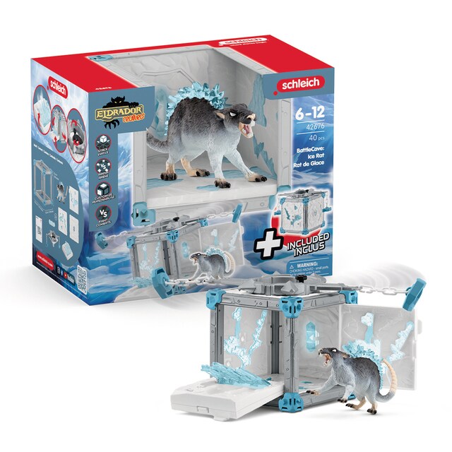 Imagen 0 de Playset BattleCave Rata de hielo Schleich