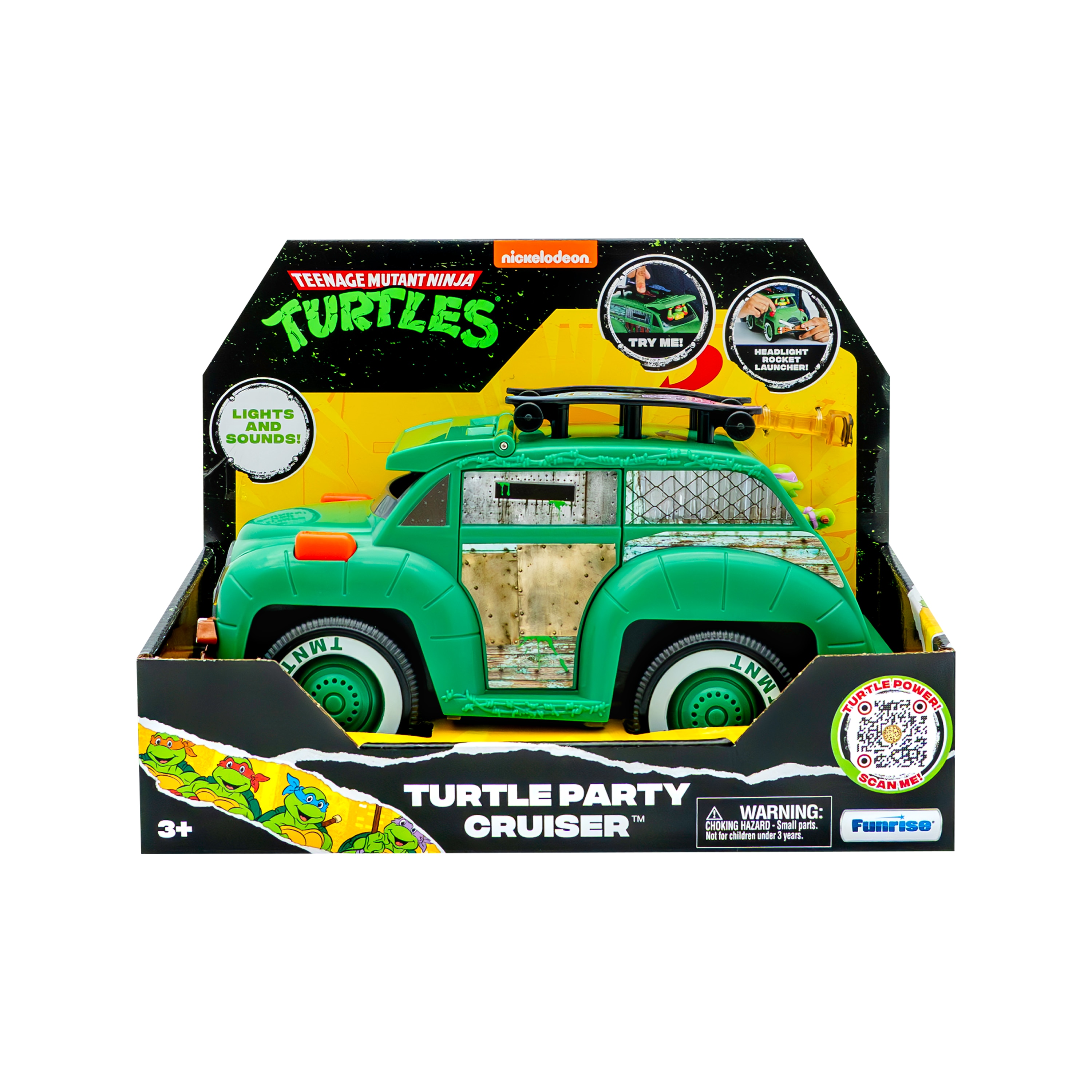 Vehículo de combate clásico Las Tortugas Ninja Funrise 2