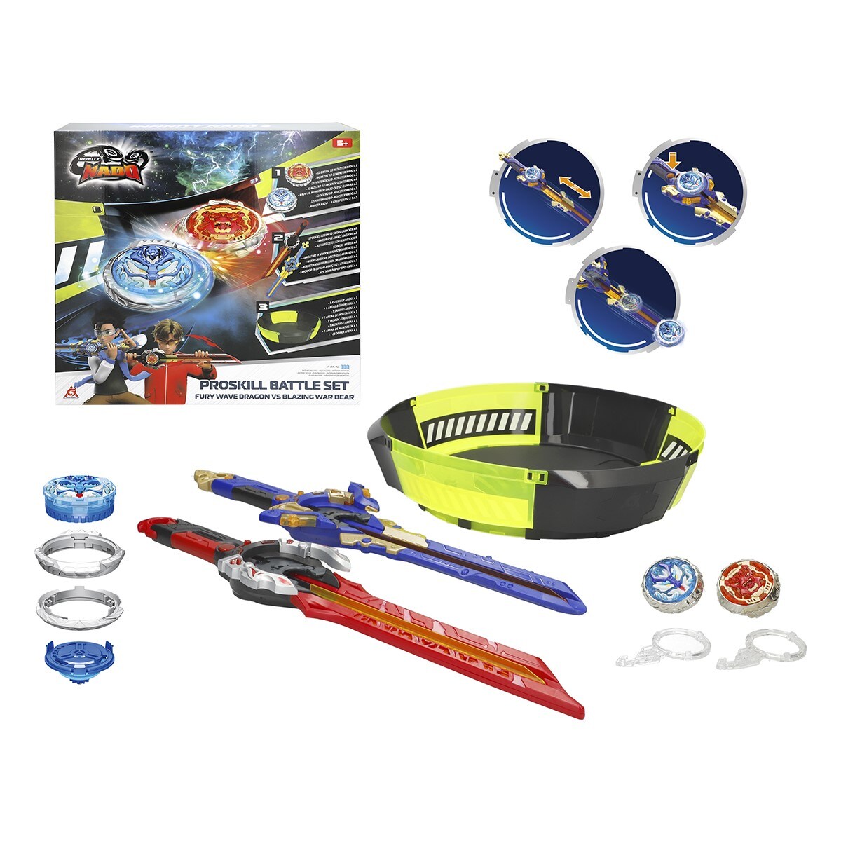 Exclusivo Infinity Nado Estado +2 espadas lanza peonzas premium 2