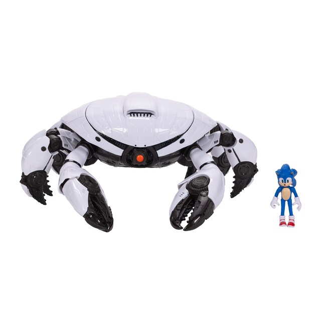 Playset Deluxe Cangrejo con Funciones Sonic 3 la Película, Jakks Pacific