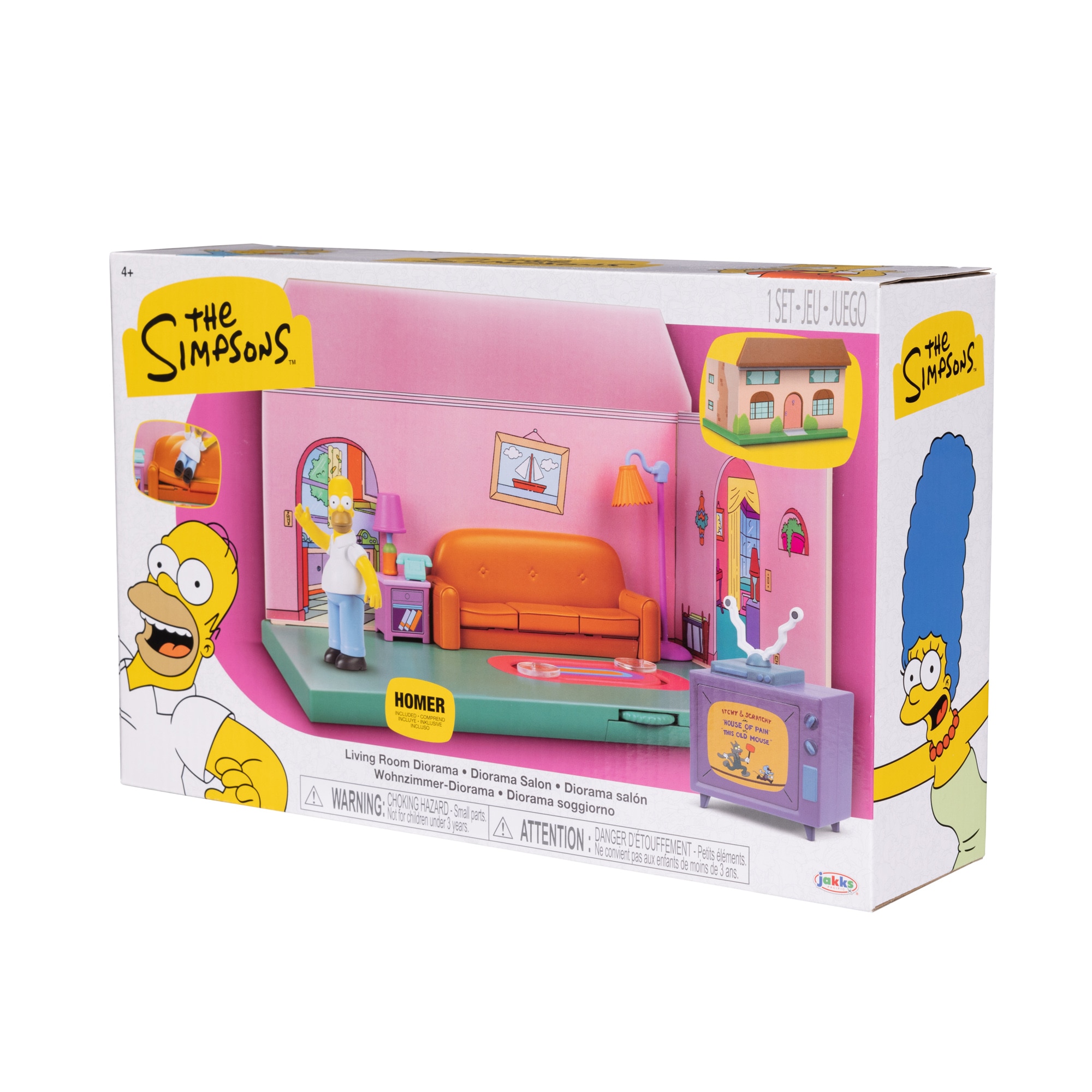 Playset Salón de la Familia Los Simpsons, Jakks Pacific 2