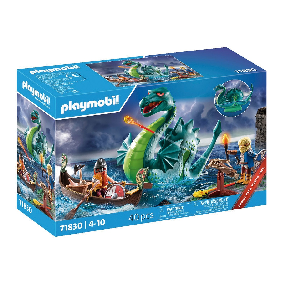 Imagen 0 de Vikingos con monstruo marino Playmobil