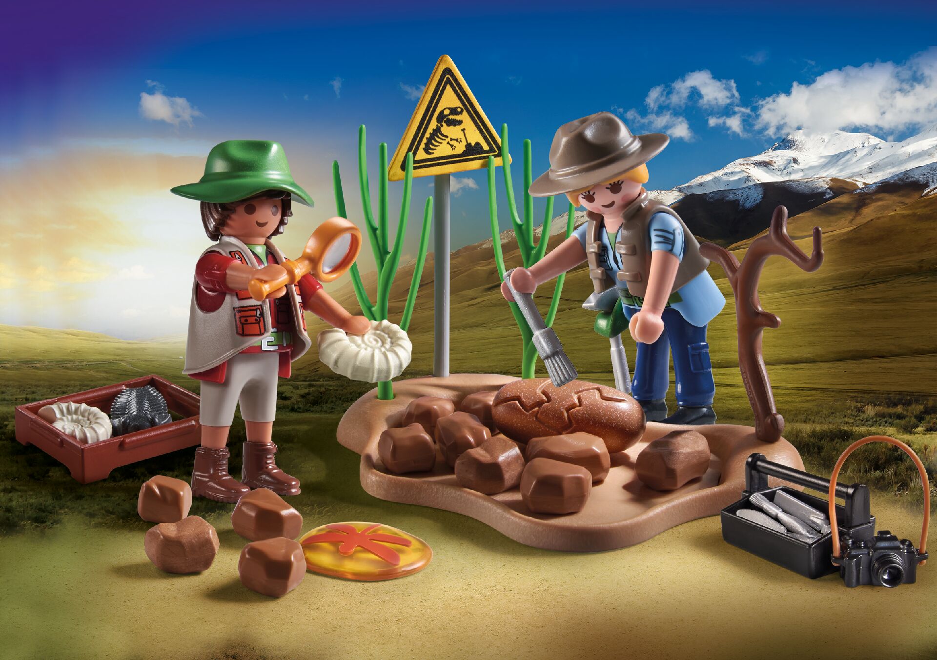Excavación paleontológica Playmobil 3