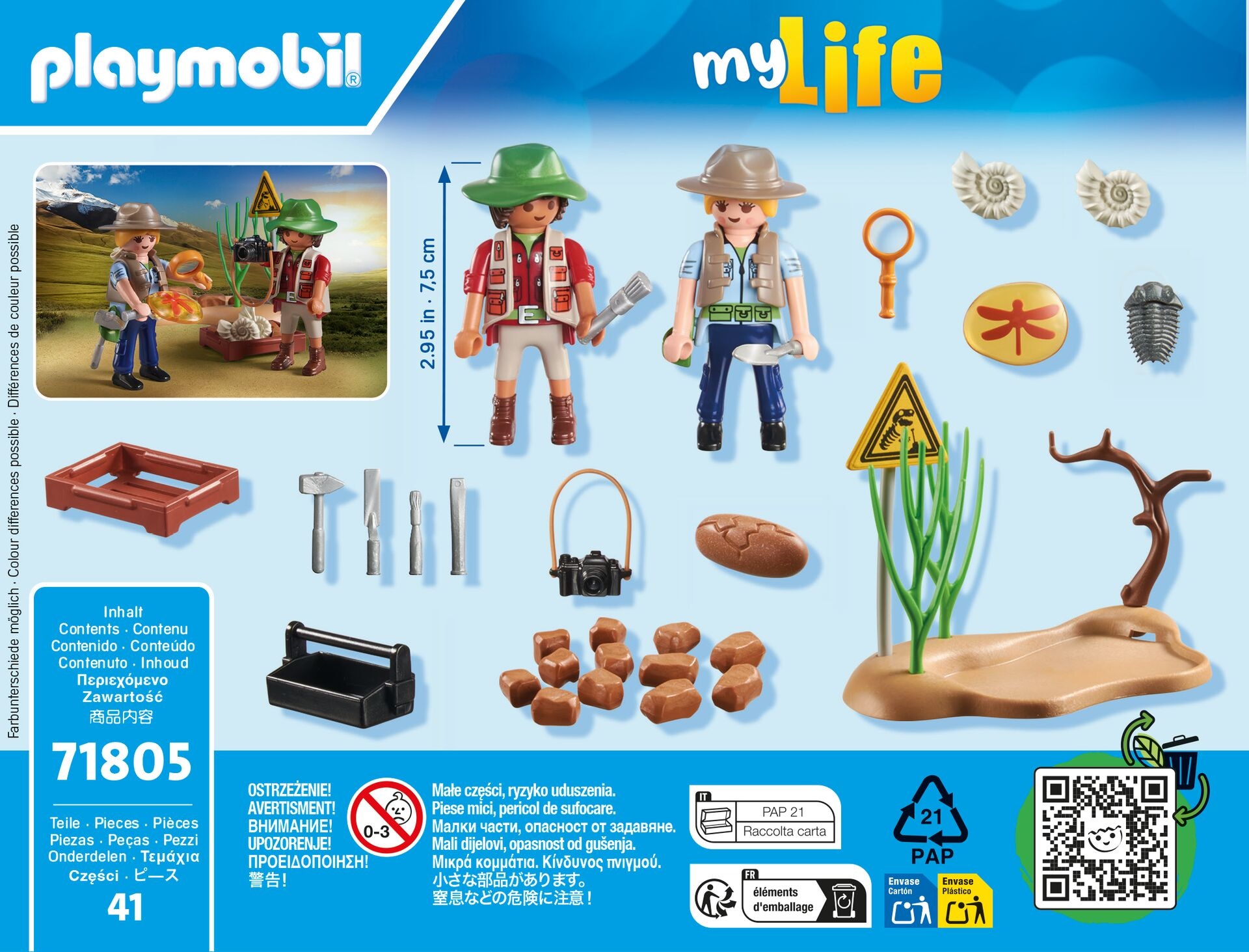 Excavación paleontológica Playmobil 4