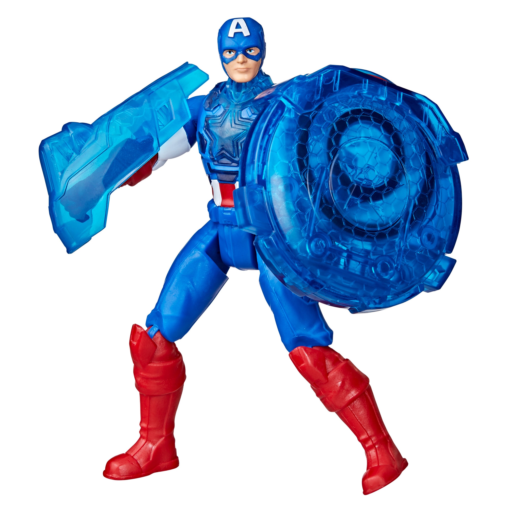 Moto lanzaescudos del Capitán América Epic World of Action Avengers Marvel Hasbro 13