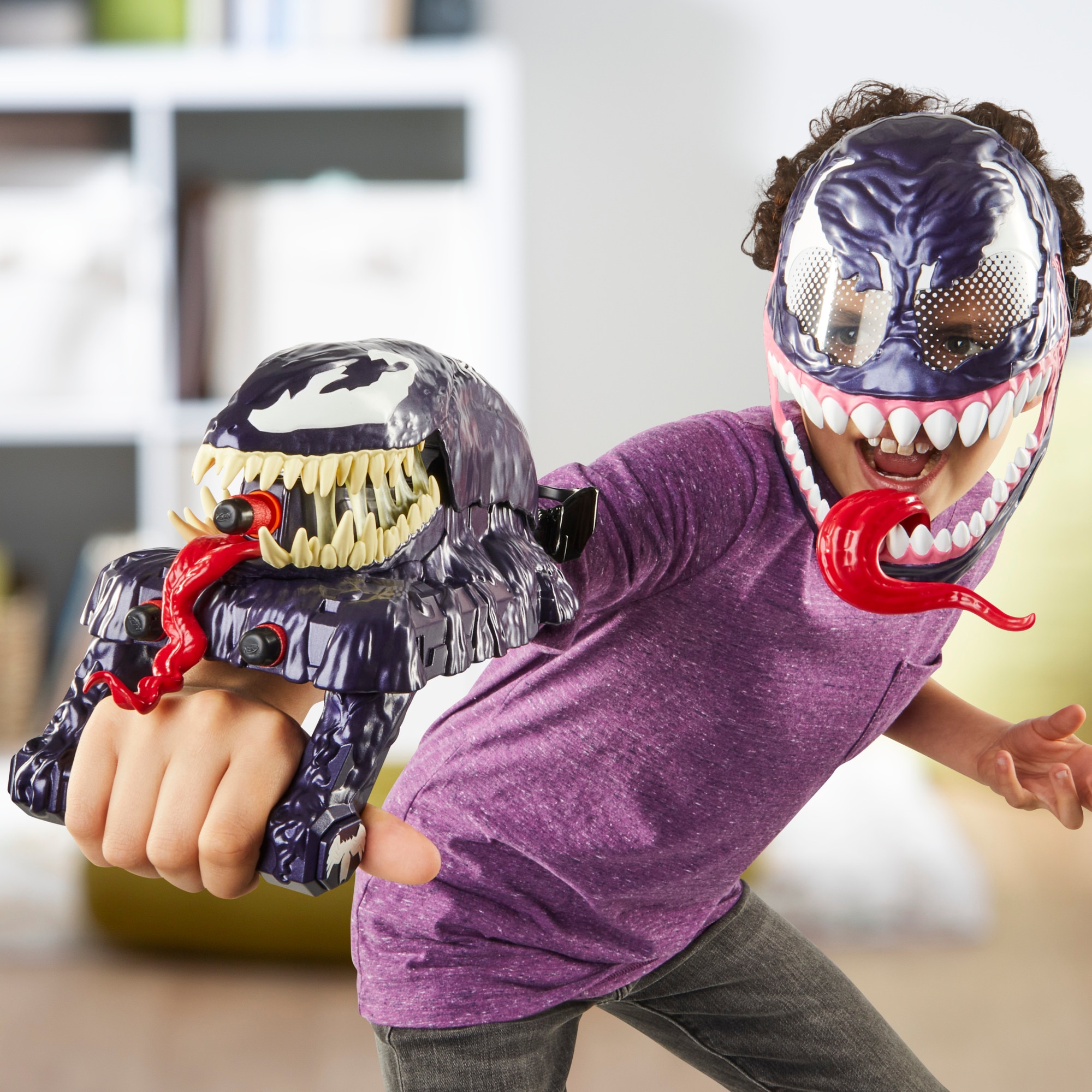 Lanzador de ataque de Spider-Man VenomVersus Marvel Hasbro 8