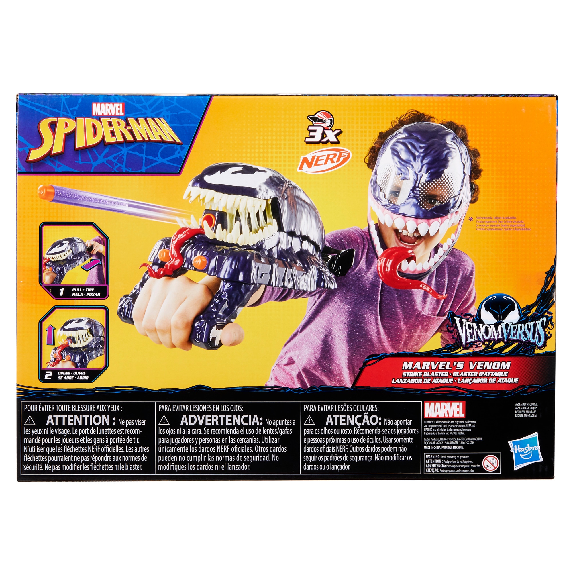 Lanzador de ataque de Spider-Man VenomVersus Marvel Hasbro 11