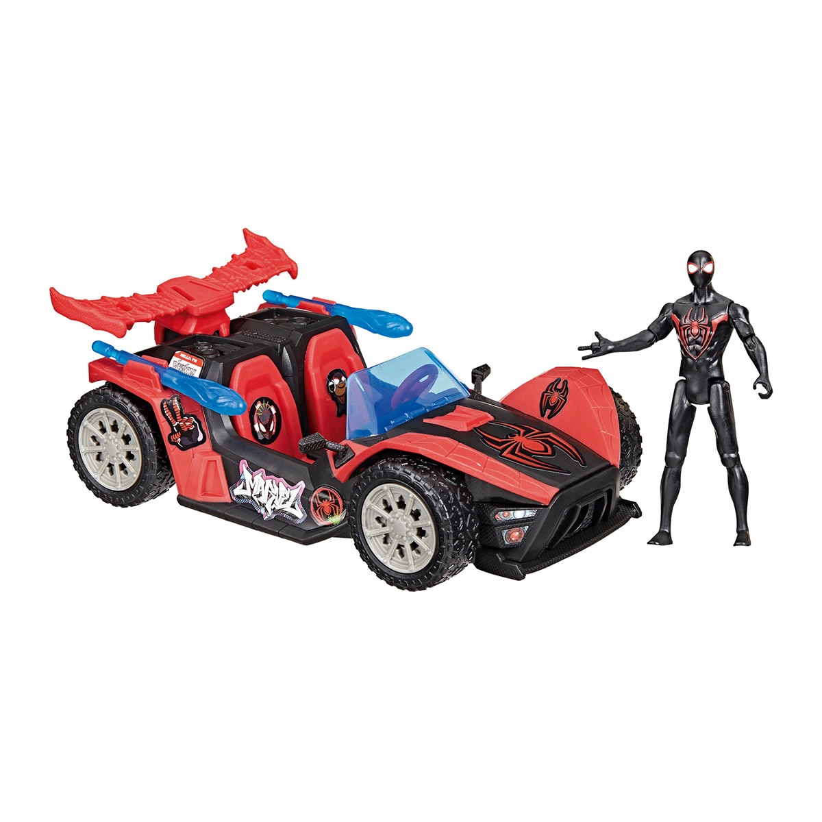 Imagem 0 de Figura Marvel Spider Man Venom Versus Launcher Car Miles Morales