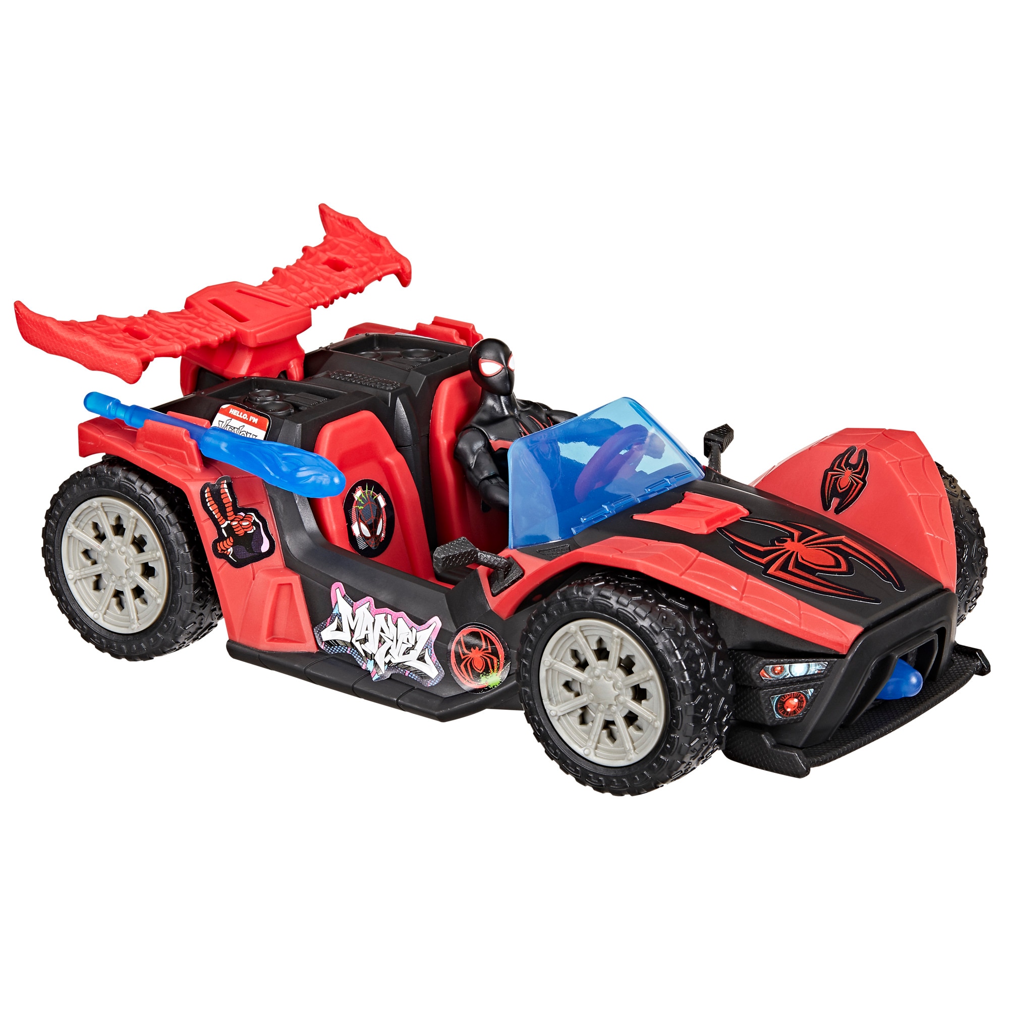 Bólido lanzador de Miles Morales Epic World of Action Spider-Man VenomVersus Marvel Hasbro 6