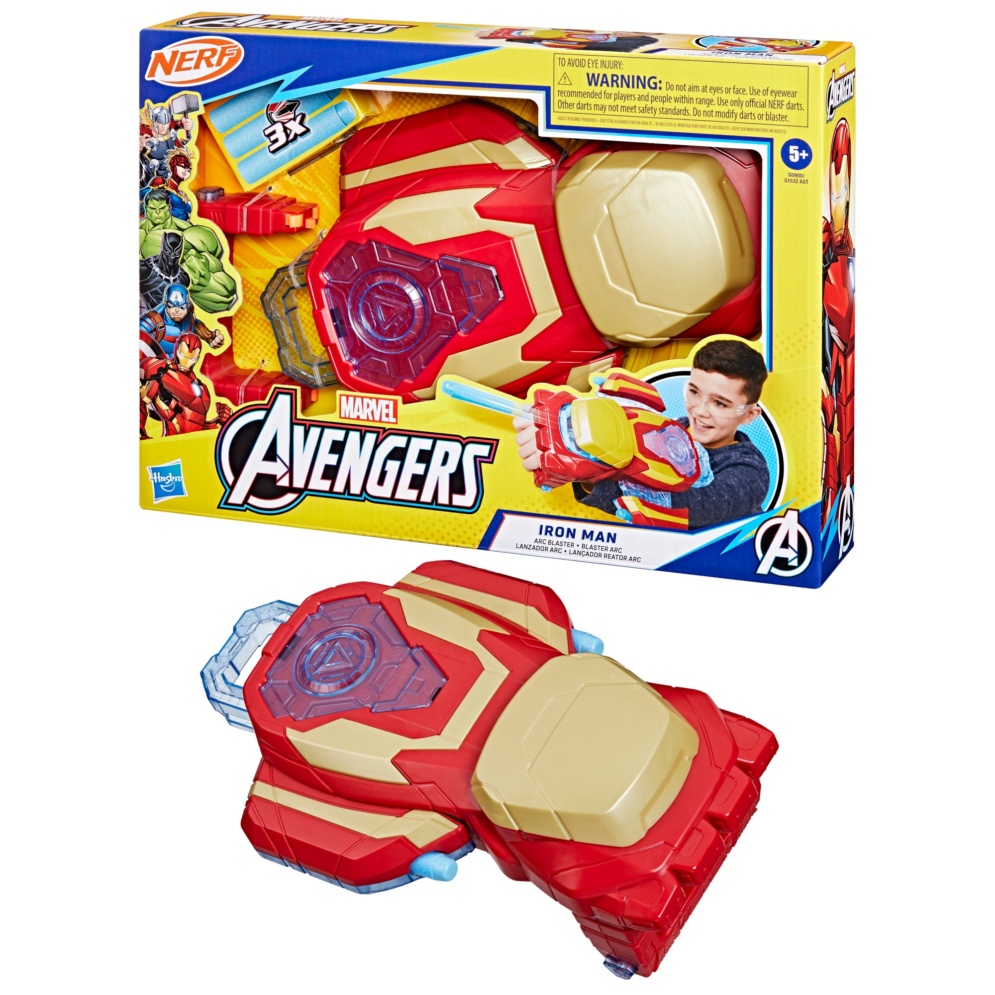 Lanzador Arc de Iron Man Avengers Marvel Hasbro 12