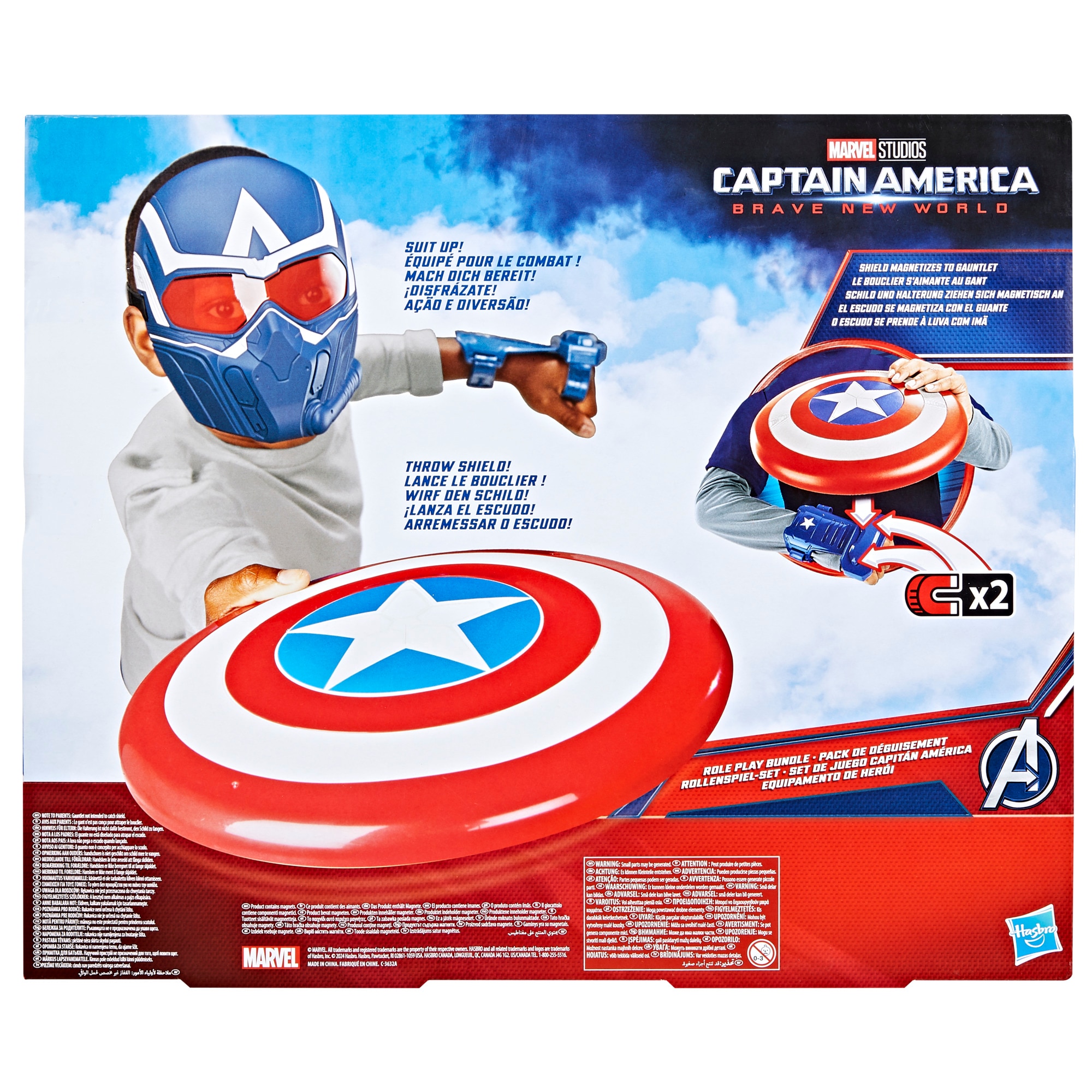 Set de juego Capitán América Marvel Hasbro 8