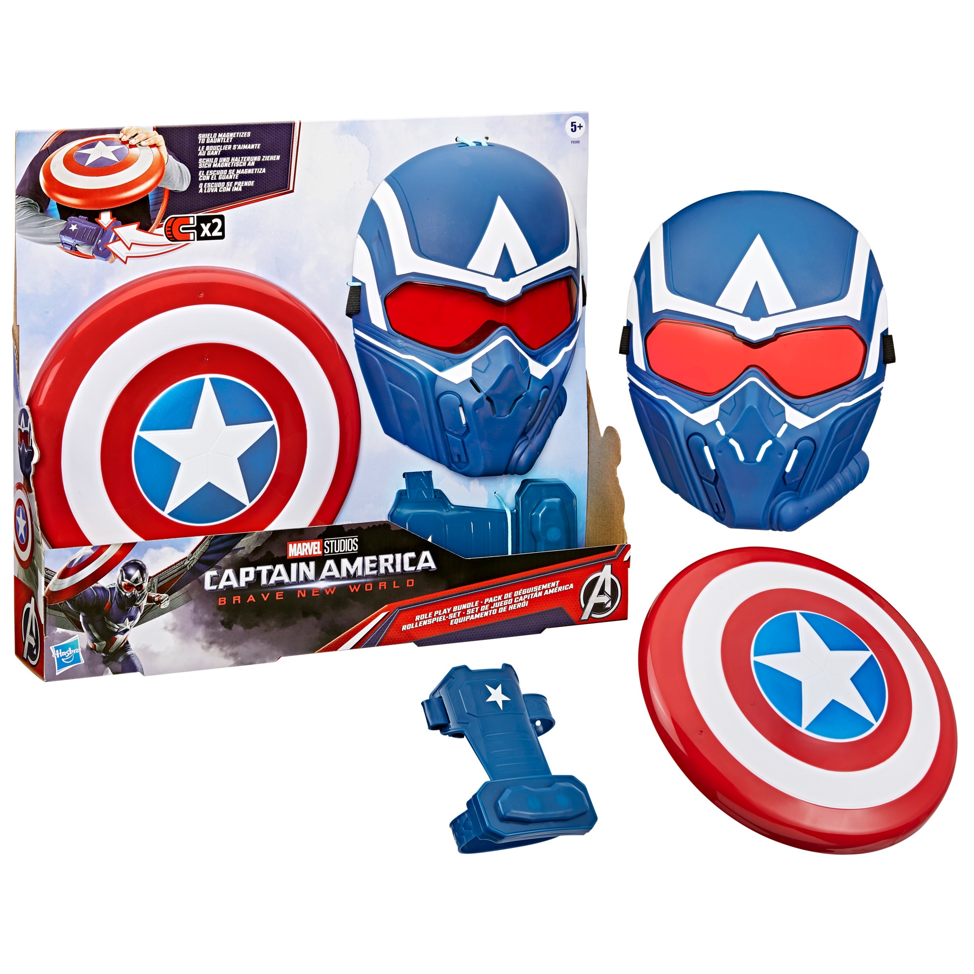 Set de juego Capitán América Marvel Hasbro 12