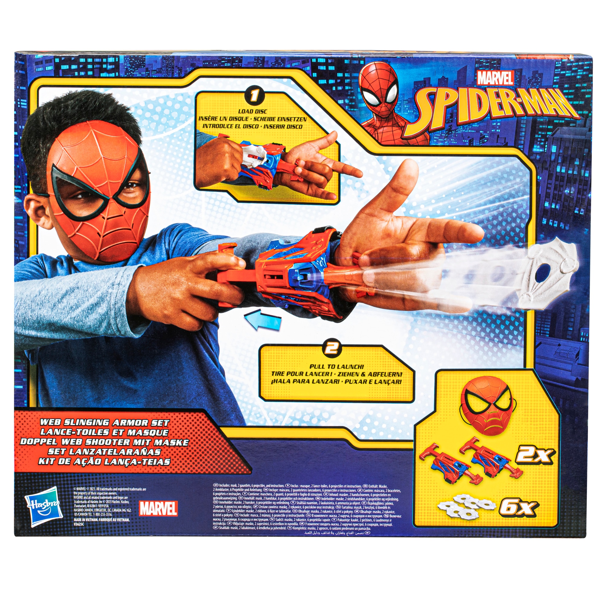 Set de máscara Spiderman Marvel Hasbro 7