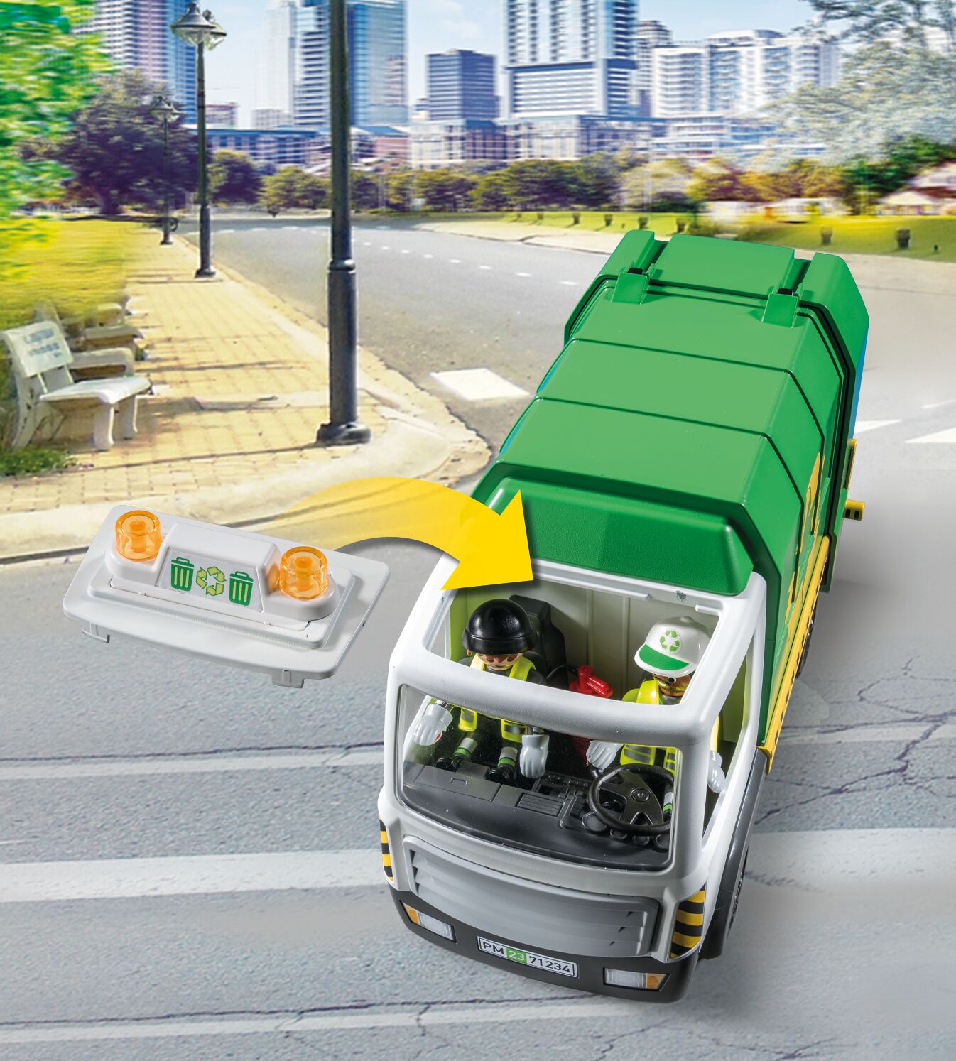 Camión de reciclaje Playmobil 11