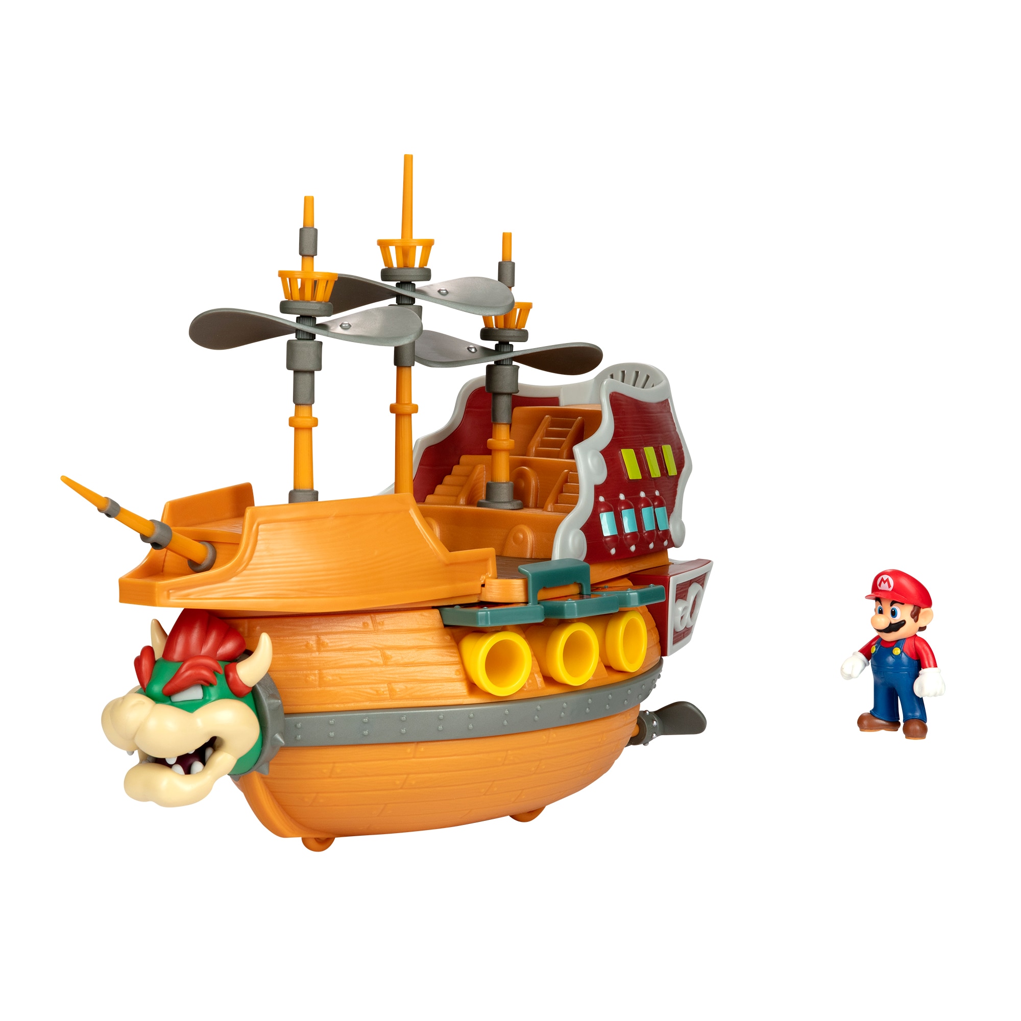 Playset Barco de Bowser con 5 Figuras Super Mario Jakks Pacific 2