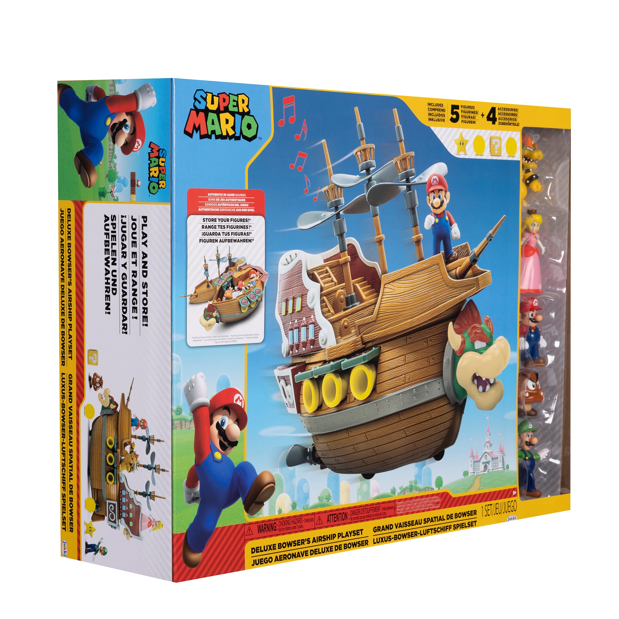 Playset Barco de Bowser con 5 Figuras Super Mario Jakks Pacific 10