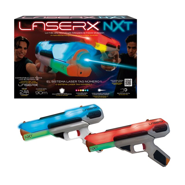 Imagen 0 de Laser X next level pack doble dos pistolas laser con dos modos de disparo