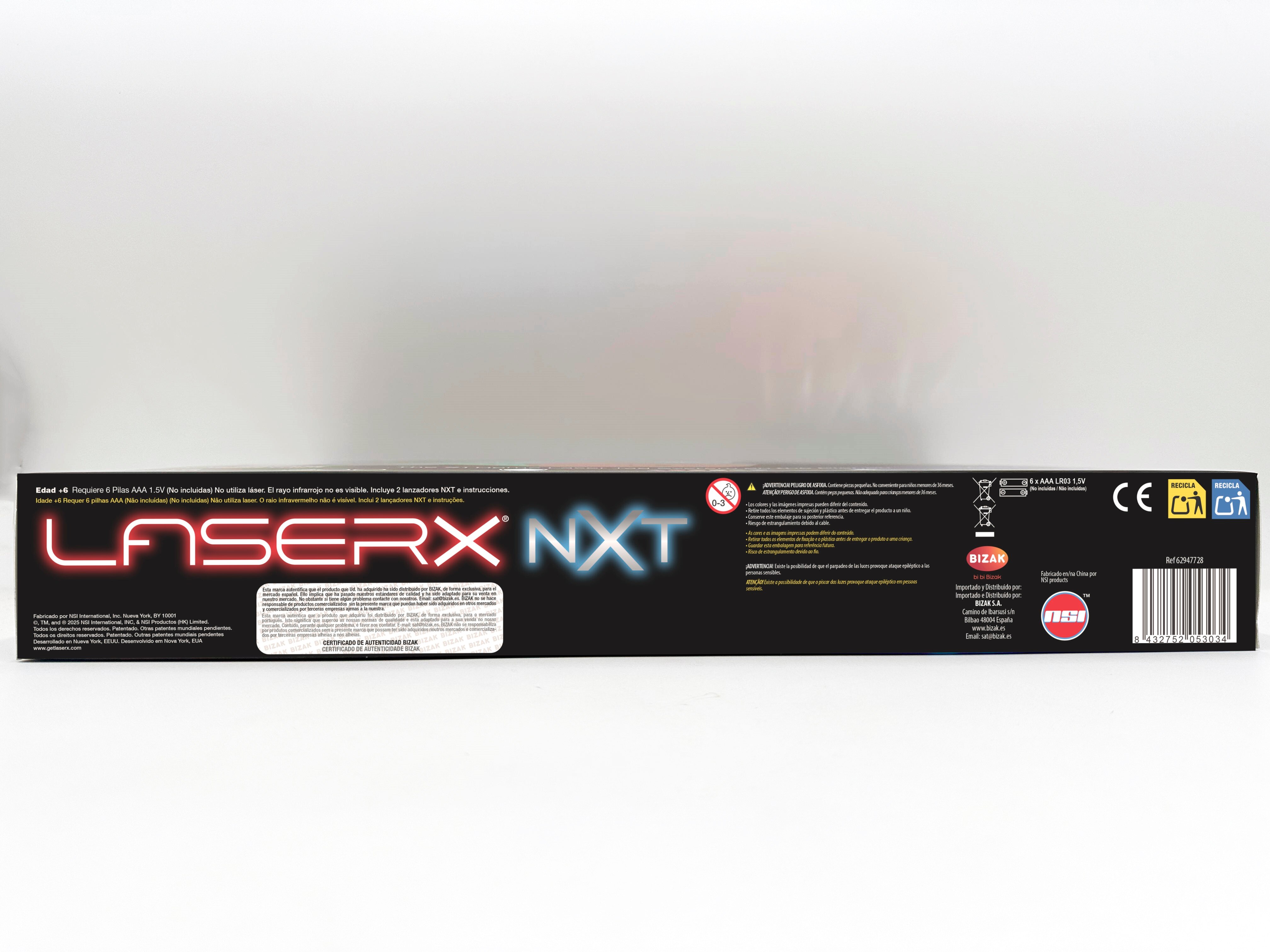 Laser X next level pack doble dos pistolas laser con dos modos de disparo 3