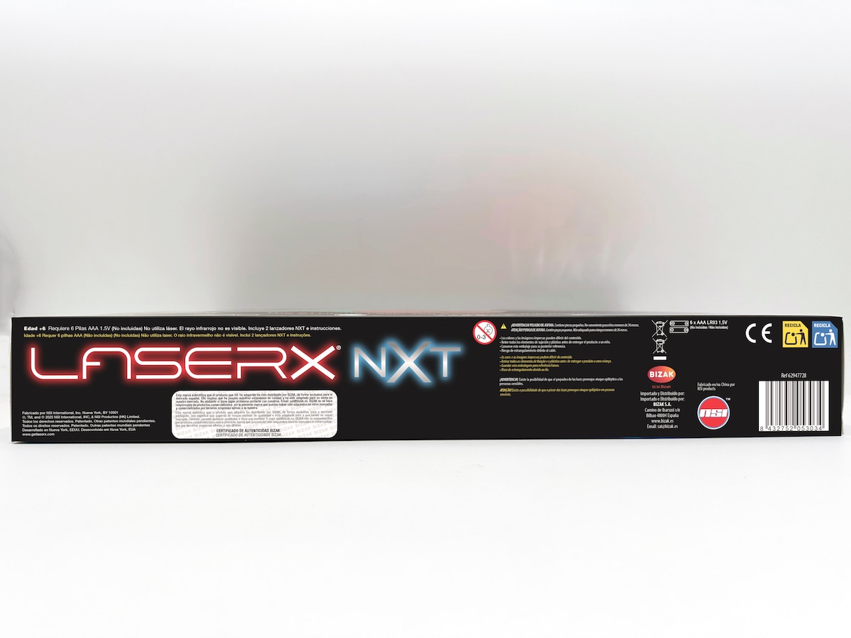 Laser X next level pack doble dos pistolas laser con dos modos de disparo 3