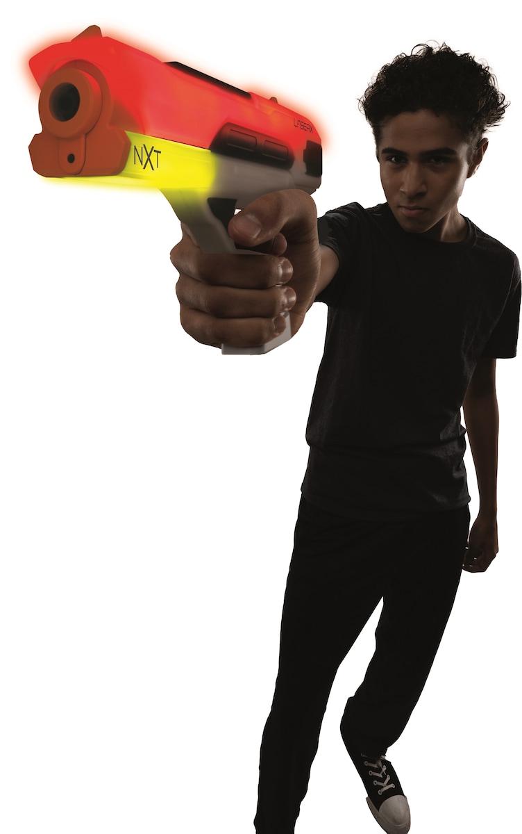 Laser X next level pack doble dos pistolas laser con dos modos de disparo 6