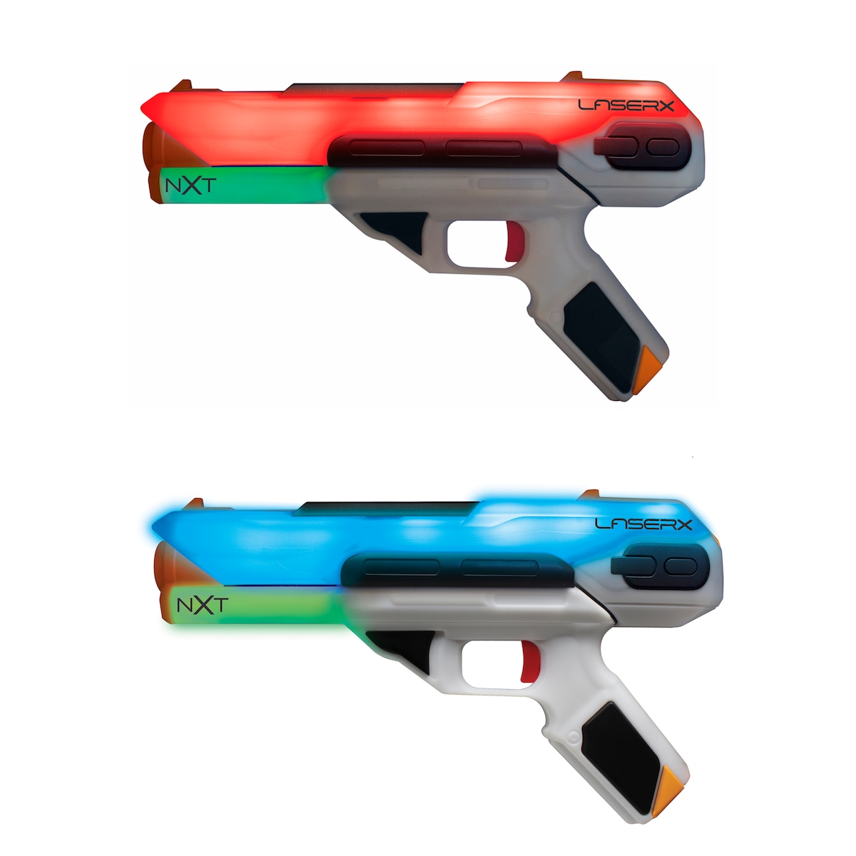 Laser X next level pack doble dos pistolas laser con dos modos de disparo 10