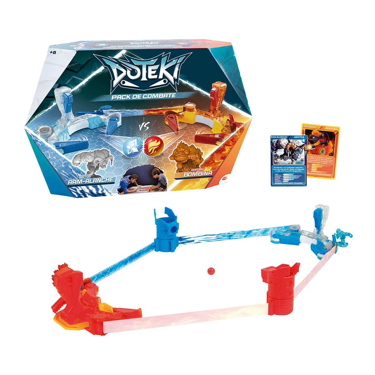 Doteki pack de combate para enfrentarte a un oponente en una batalla. 1