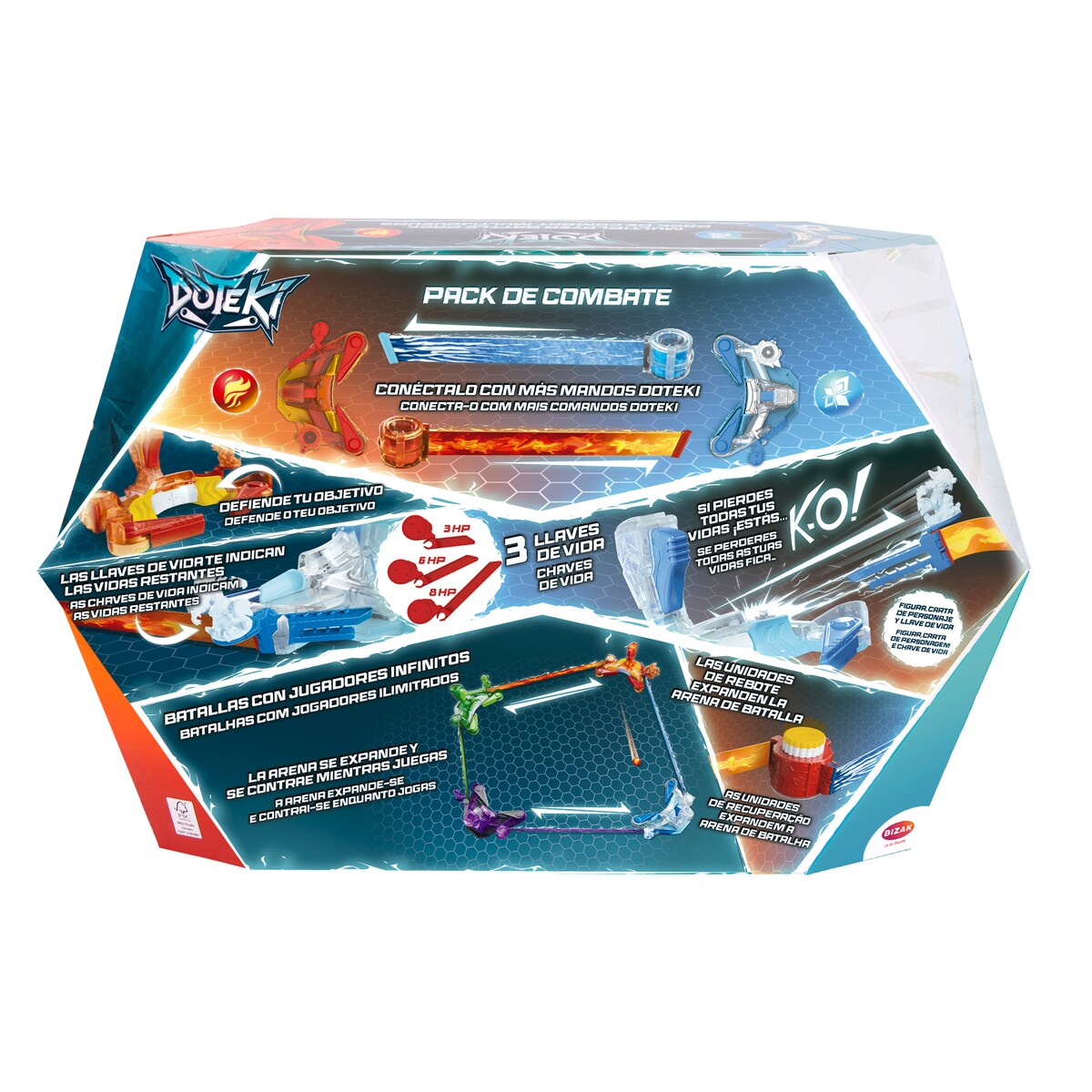 Doteki pack de combate para enfrentarte a un oponente en una batalla. 3