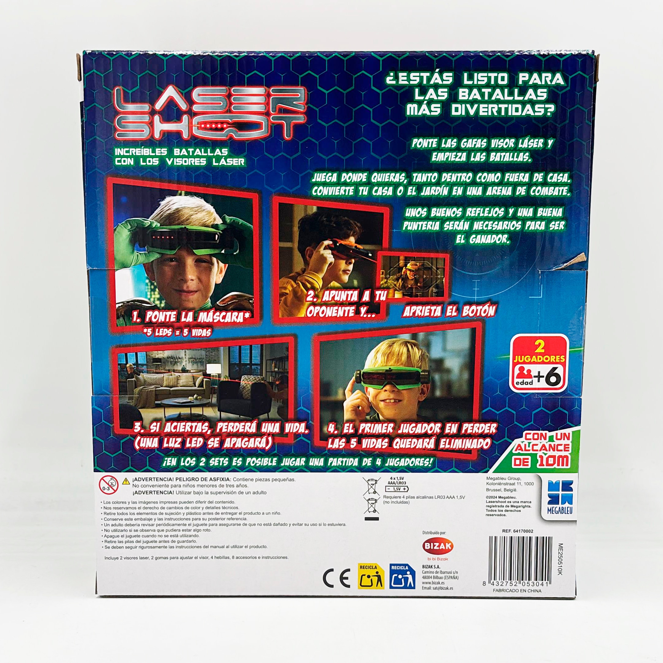 Lasershoot batalla visión láser dos máscaras láser para la batalla 3