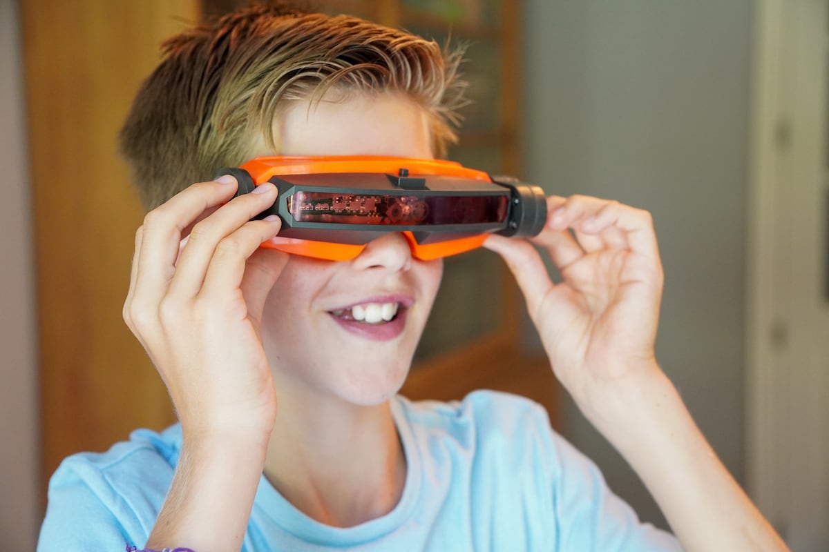 Lasershoot batalla visión láser dos máscaras láser para la batalla 7