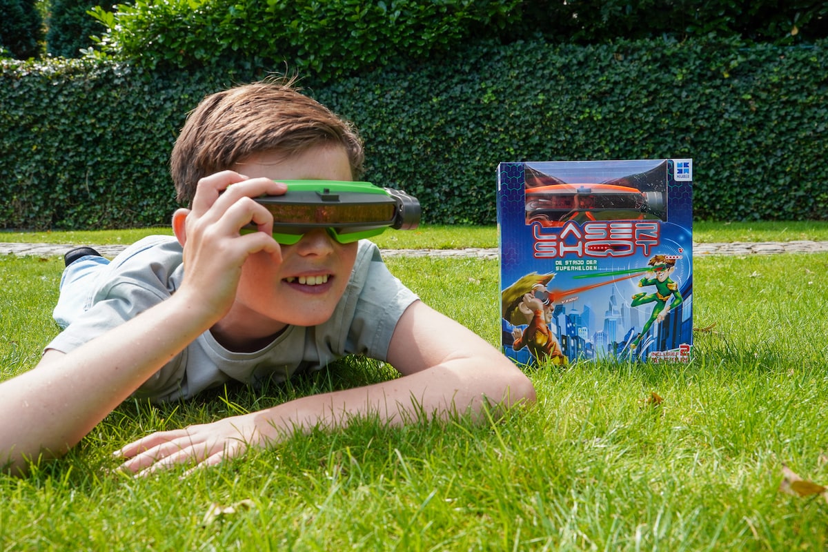 Lasershoot batalla visión láser dos máscaras láser para la batalla 16