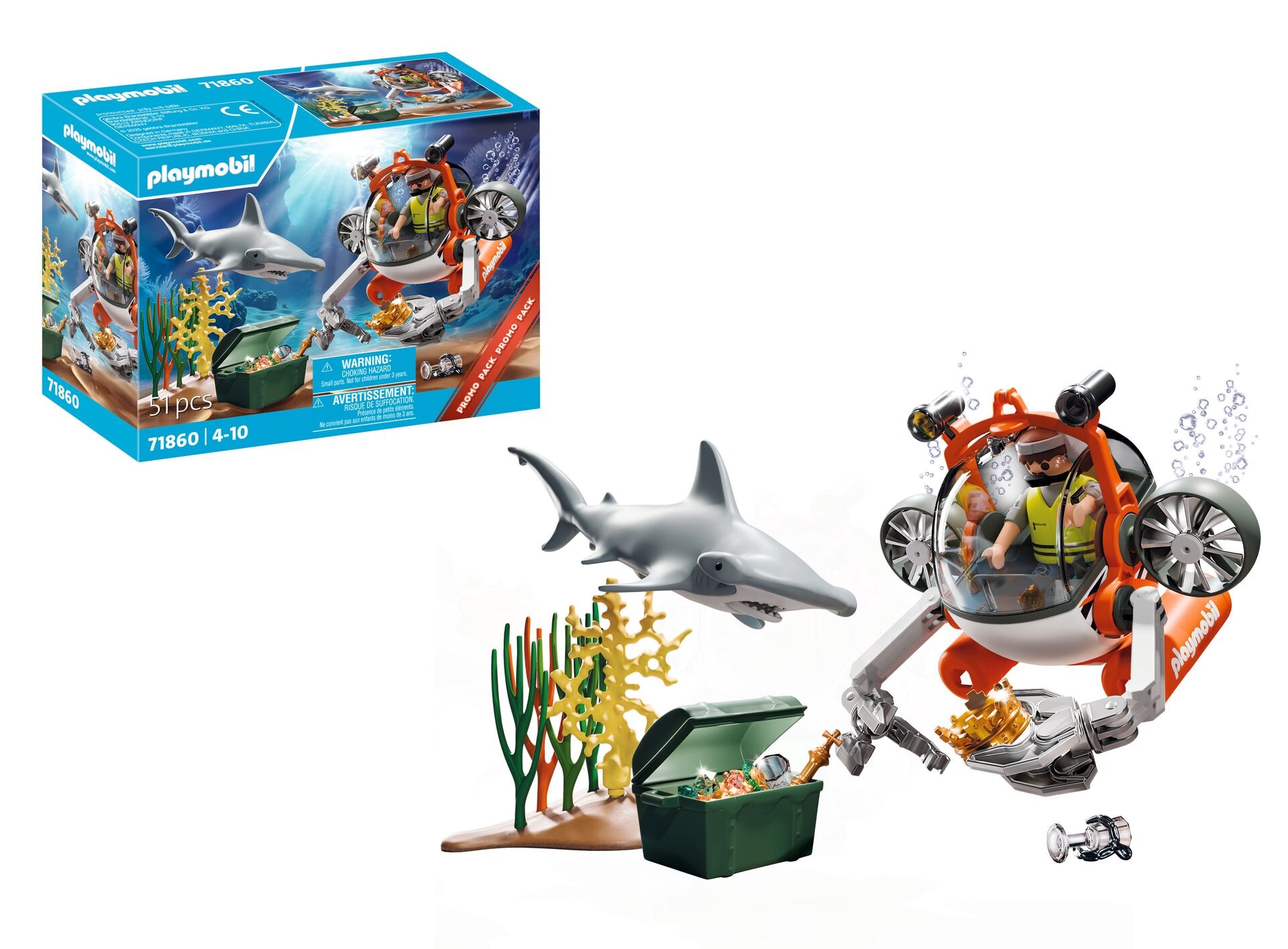 Búsqueda del tesoro con submarino Playmobil 2