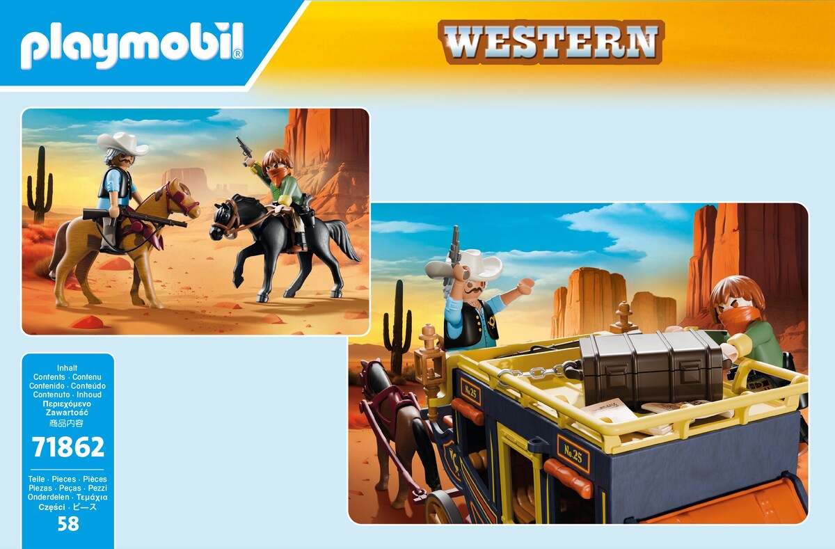 Diligencia del salvaje oeste Playmobil 3