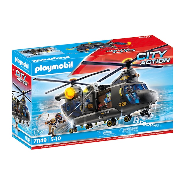 Imagen 0 de Fuerzas Especiales Helicóptero banana Playmobil