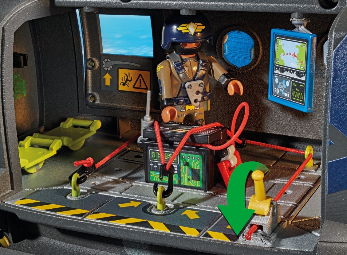 Fuerzas Especiales Helicóptero banana Playmobil 9
