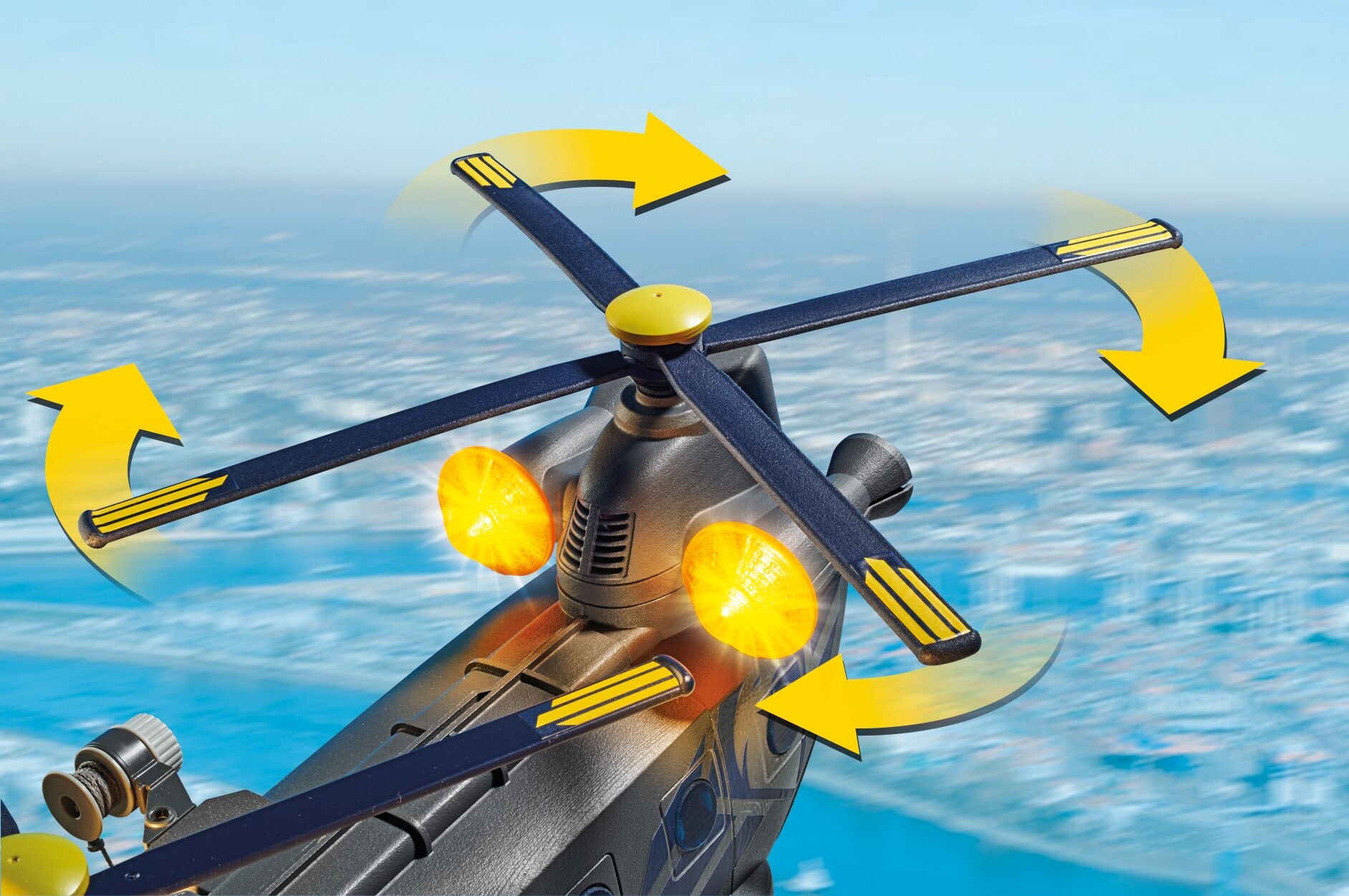 Fuerzas Especiales Helicóptero banana Playmobil 10