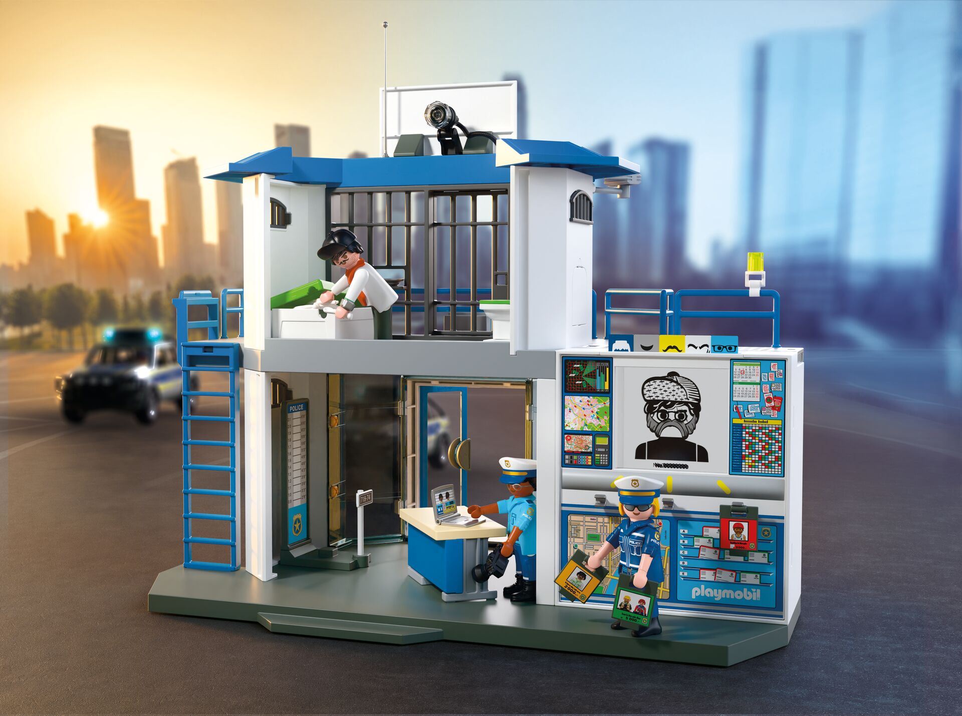 Comisaría con sala de investigación Playmobil 3